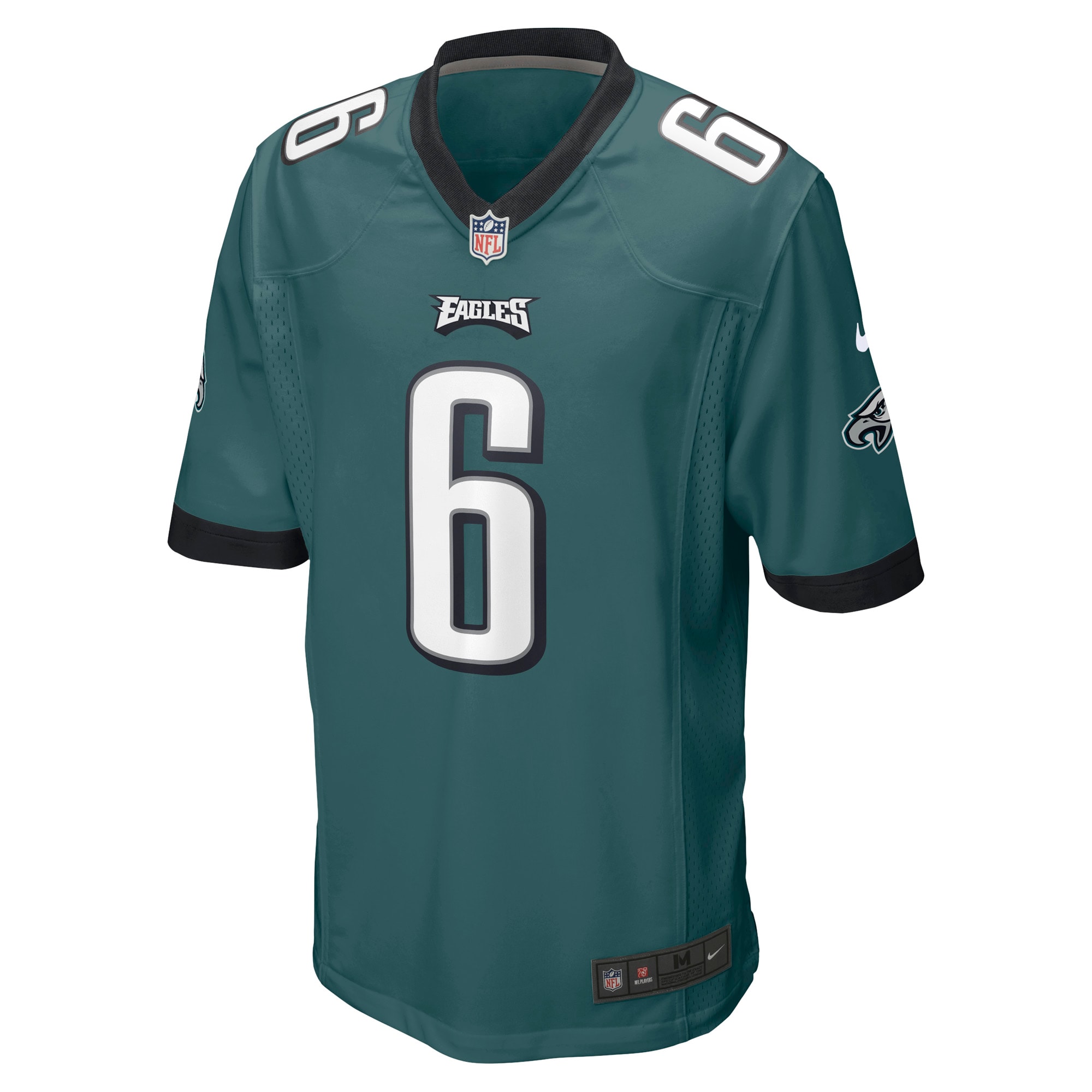 DeVonta Smith Philadelphia EaglesGame Jersey - Midnight Green