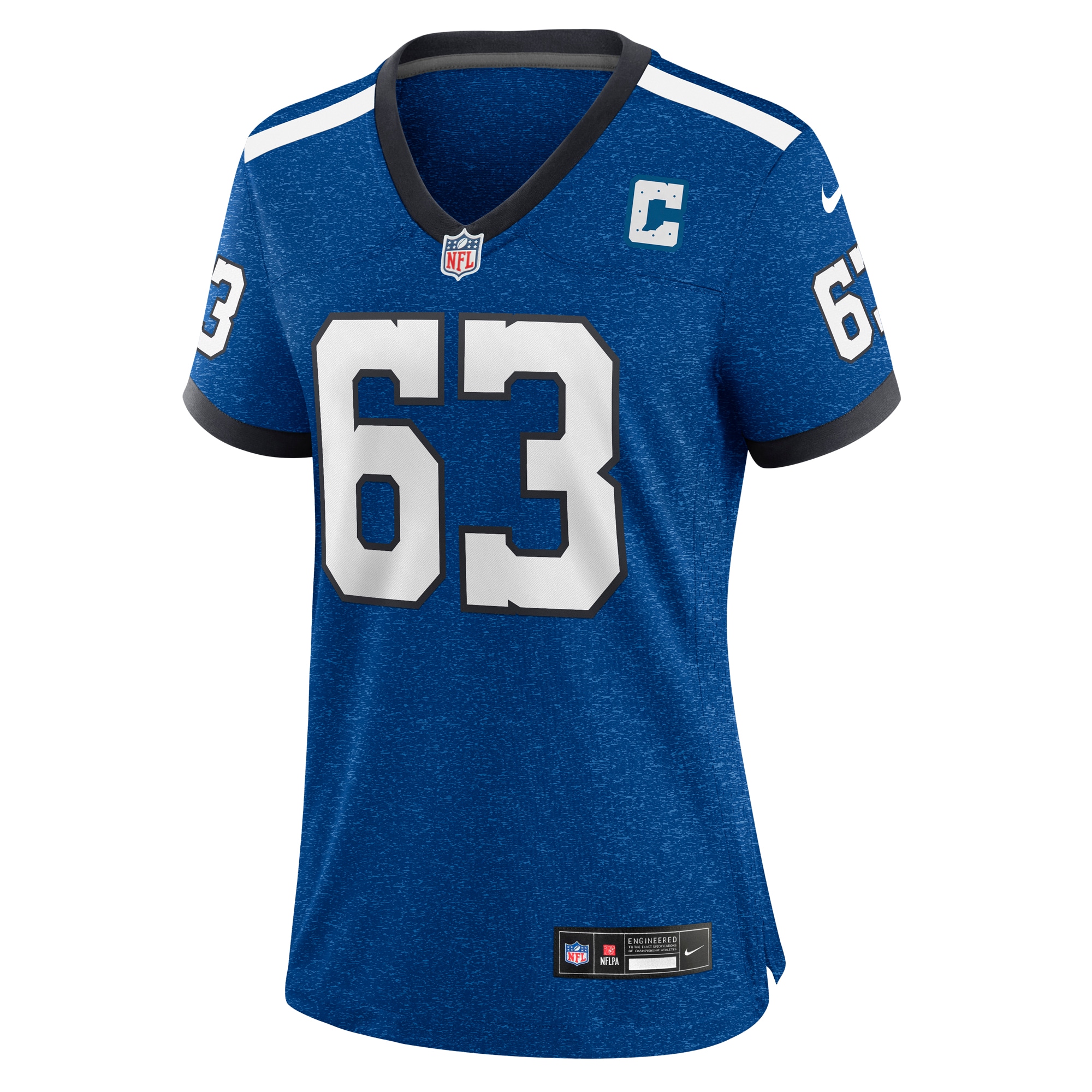 Jeff Saturday Indianapolis Colts Women's Indiana Nights Alternate Game Jersey - Royal