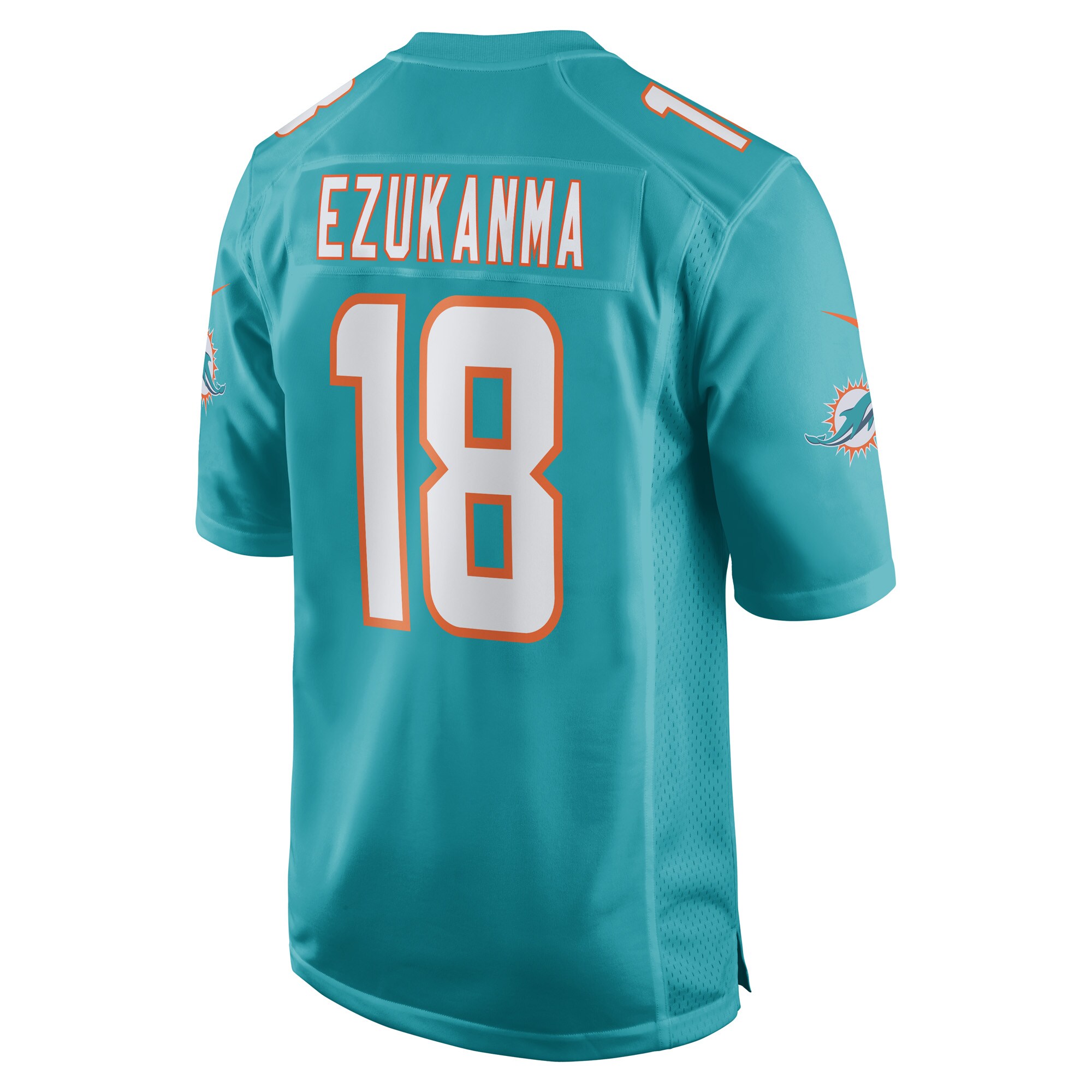 Erik Ezukanma Miami DolphinsGame Player Jersey - Aqua