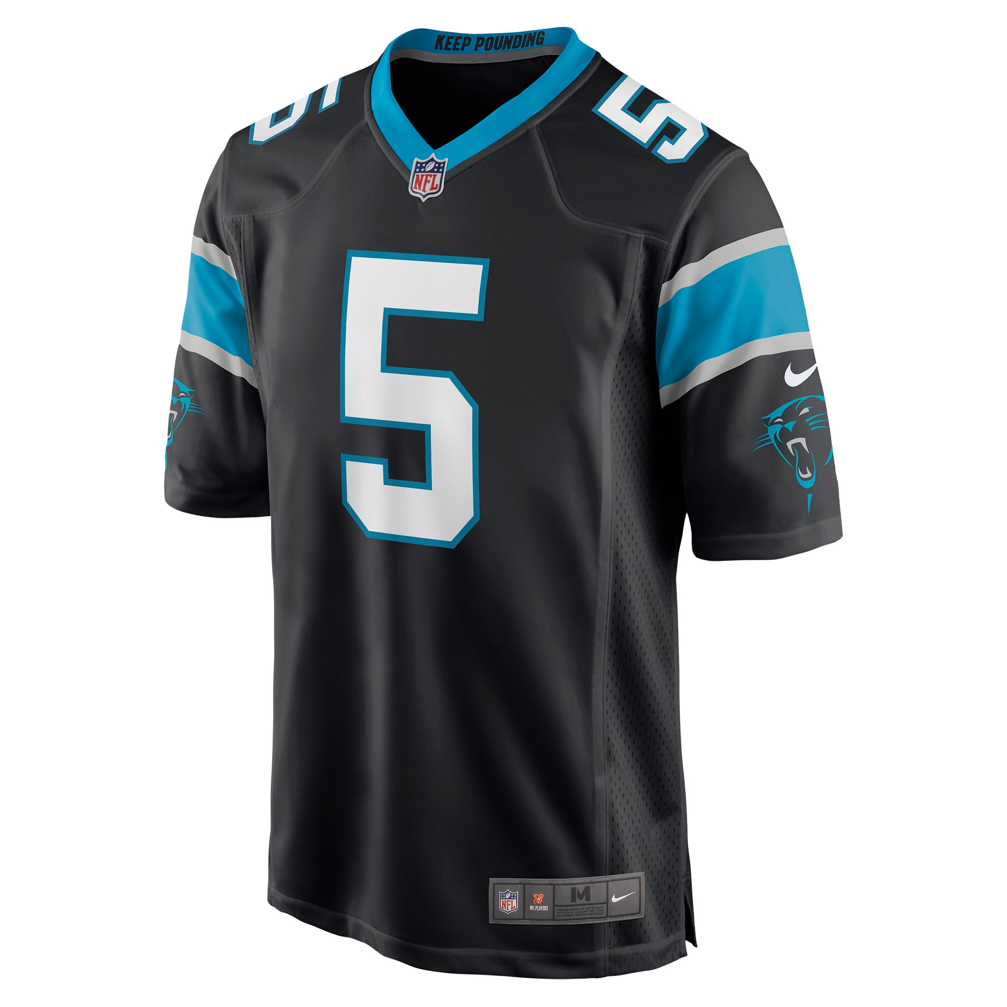 Zane Gonzalez Carolina PanthersGame Jersey - Black
