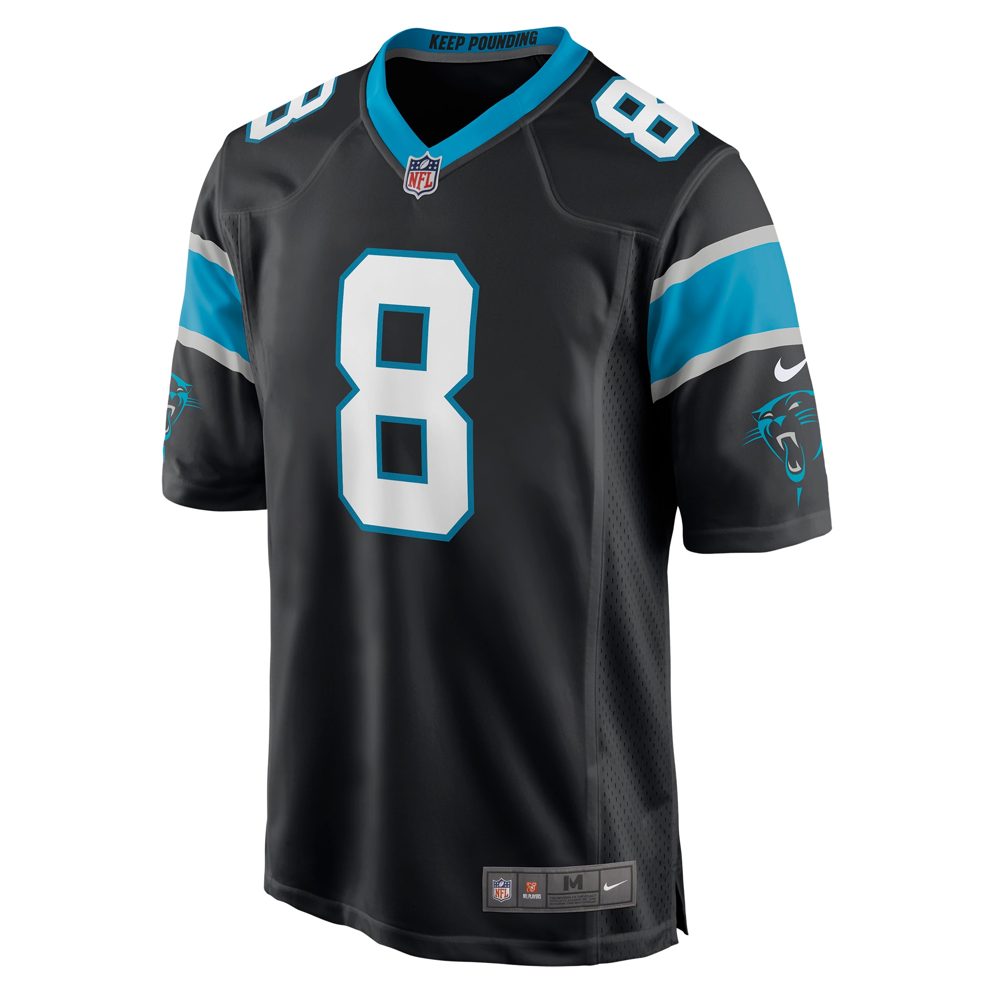 Jaycee Horn Carolina PanthersGame Jersey - Black