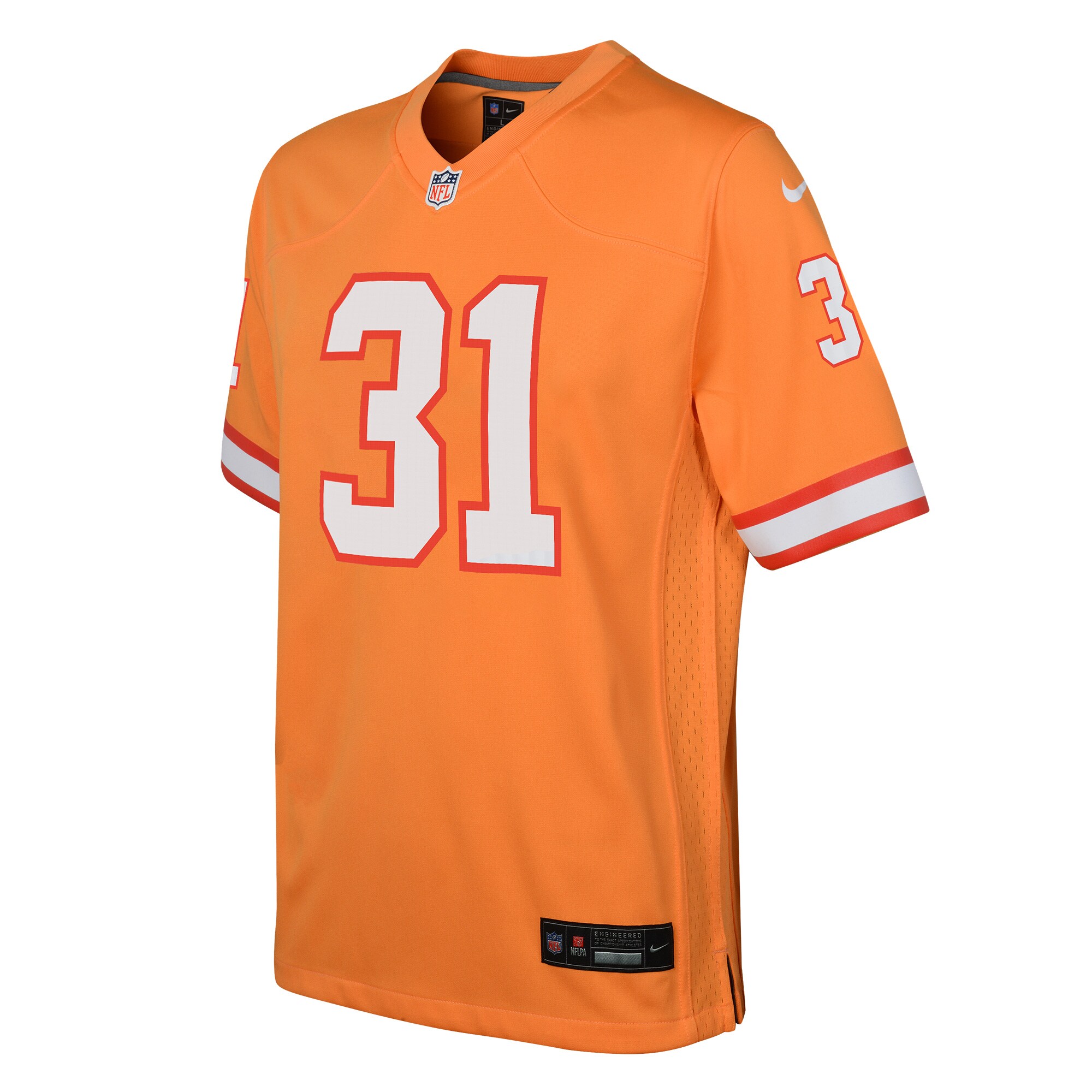 Antoine Winfield Jr. Tampa Bay BuccaneersYouth Throwback Game Jersey - Orange