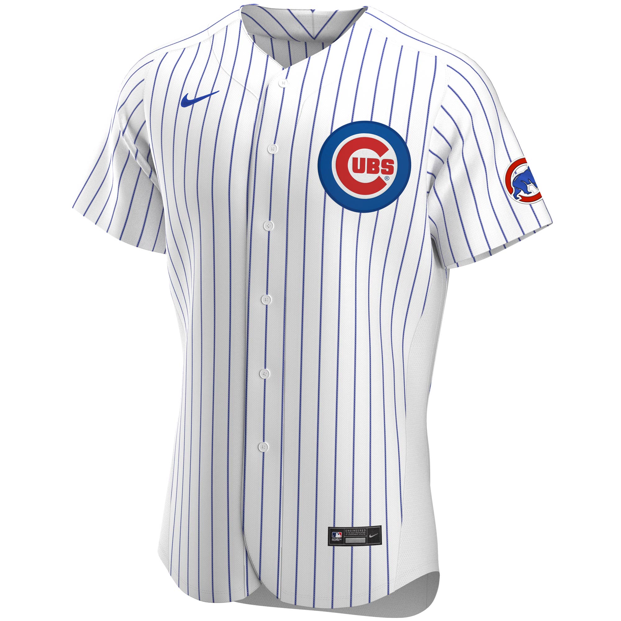 Chicago CubsHome Authentic Team Jersey - White