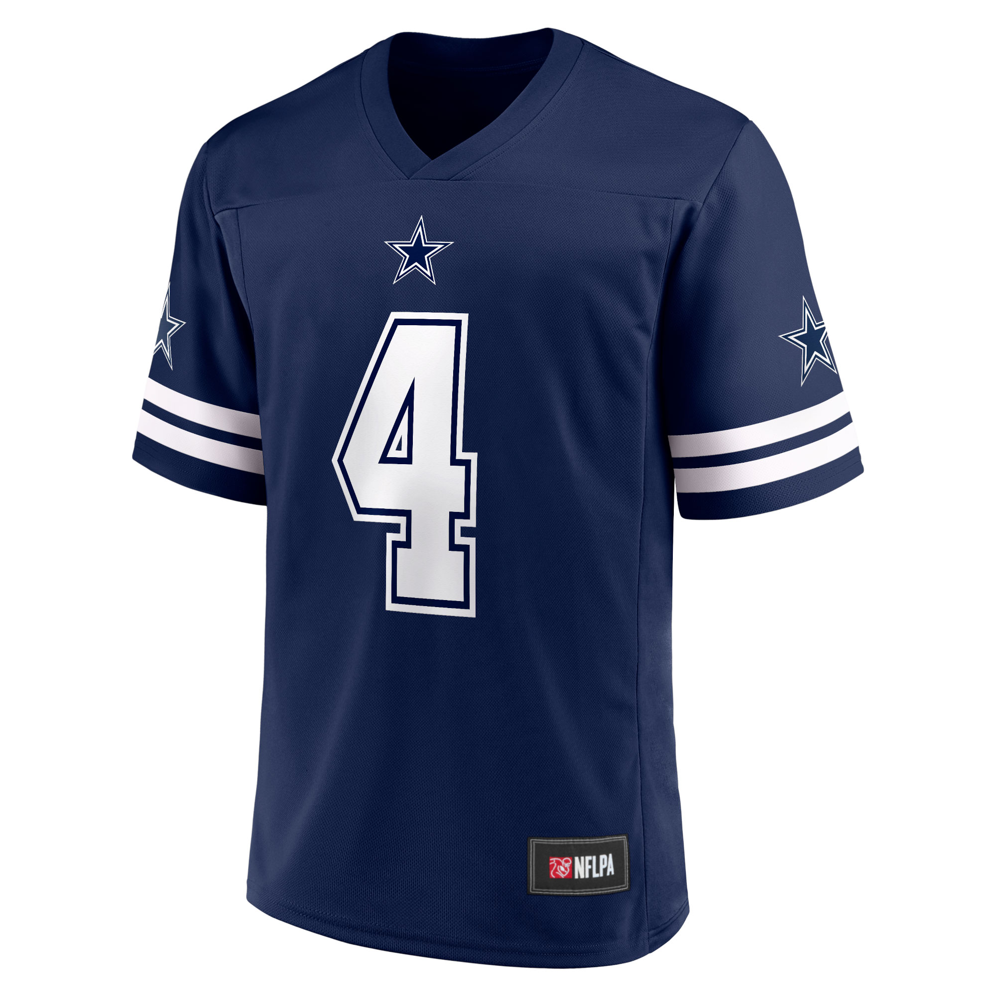 Men's Dallas Cowboys Dak Prescott Navy Replica Player Jersey