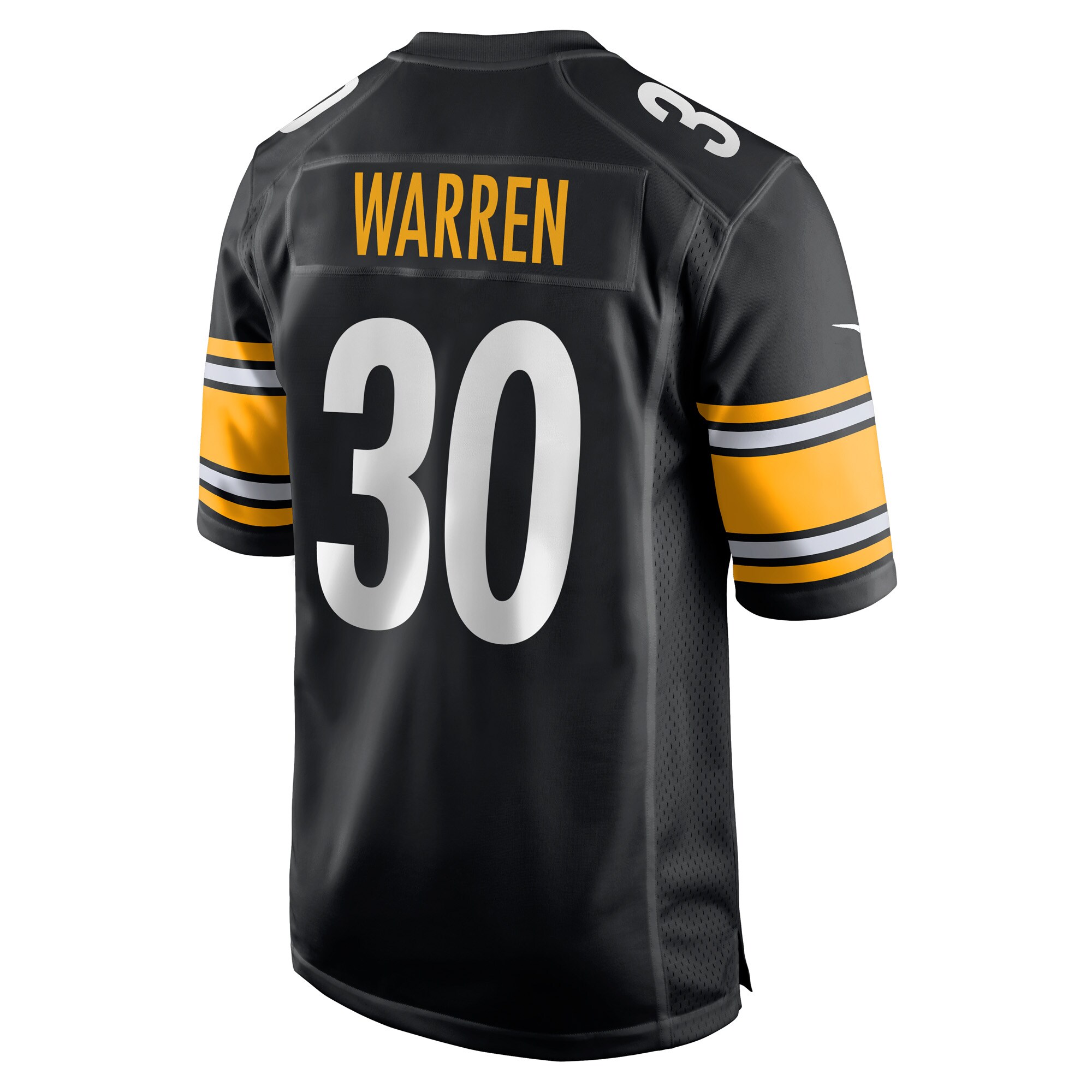 Jaylen Warren Pittsburgh SteelersGame Player Jersey - Black