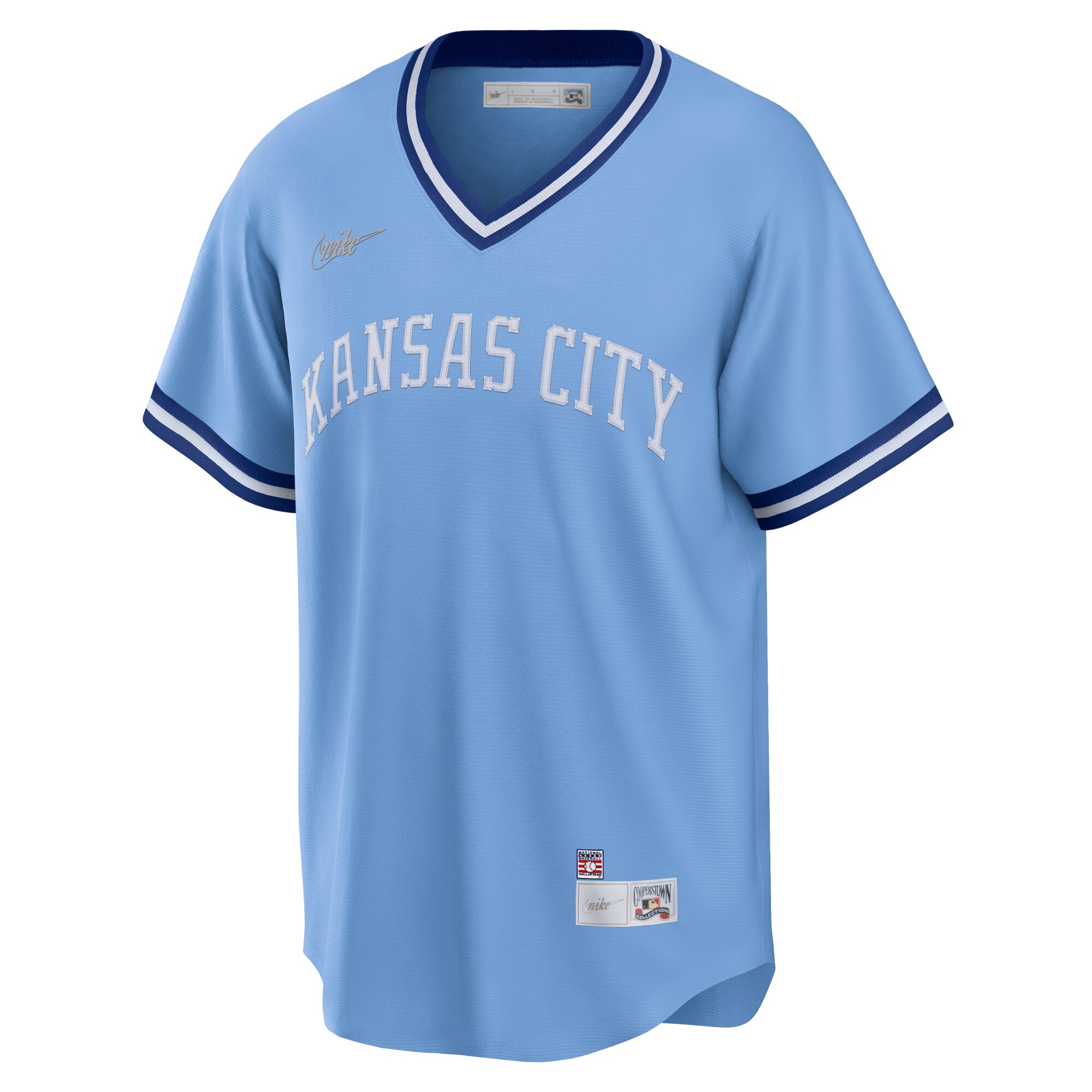 George Brett Kansas City RoyalsRoad Cooperstown Collection Player Jersey - Light Blue