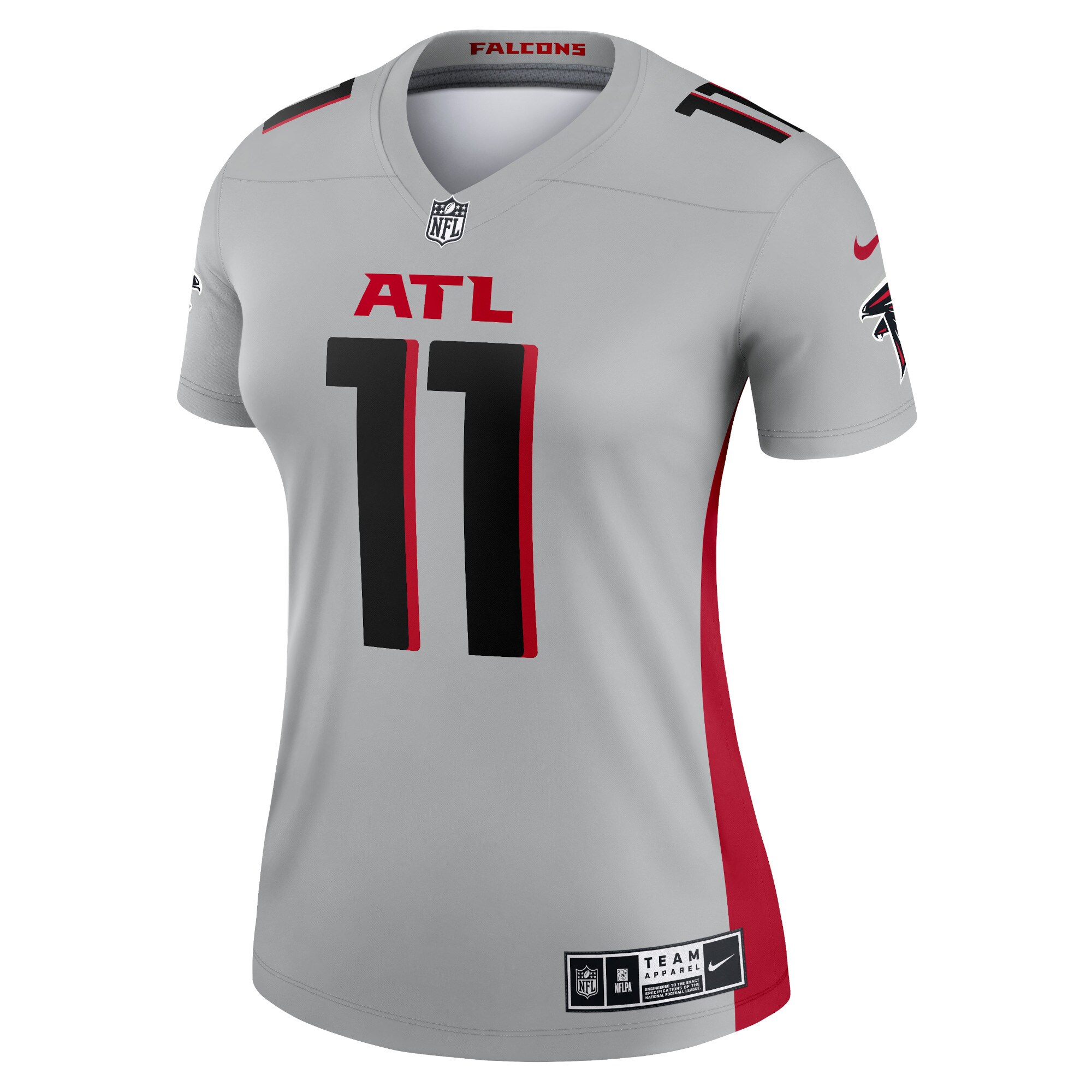 Julio Jones Atlanta Falcons Women's Inverted Legend Jersey - Silver