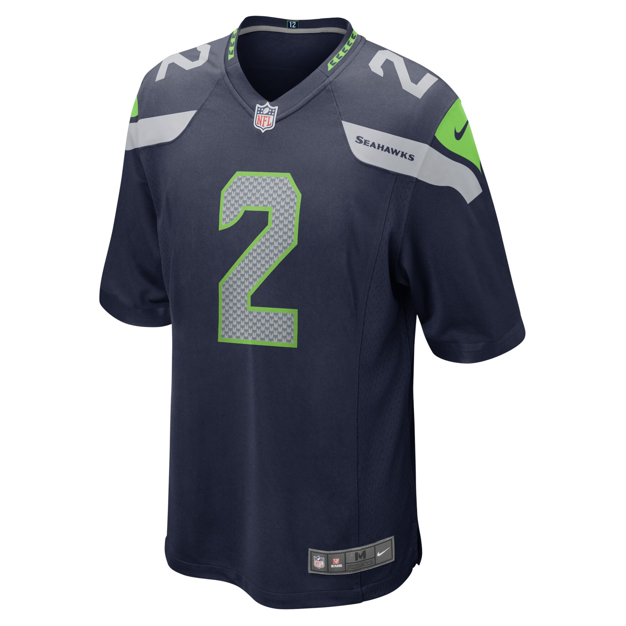 Drew Lock Seattle SeahawksGame Jersey - College Navy