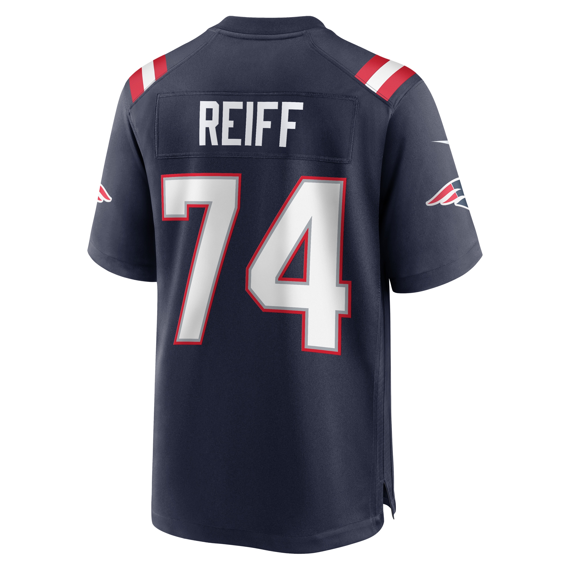 Riley Reiff New England PatriotsGame Jersey - Navy