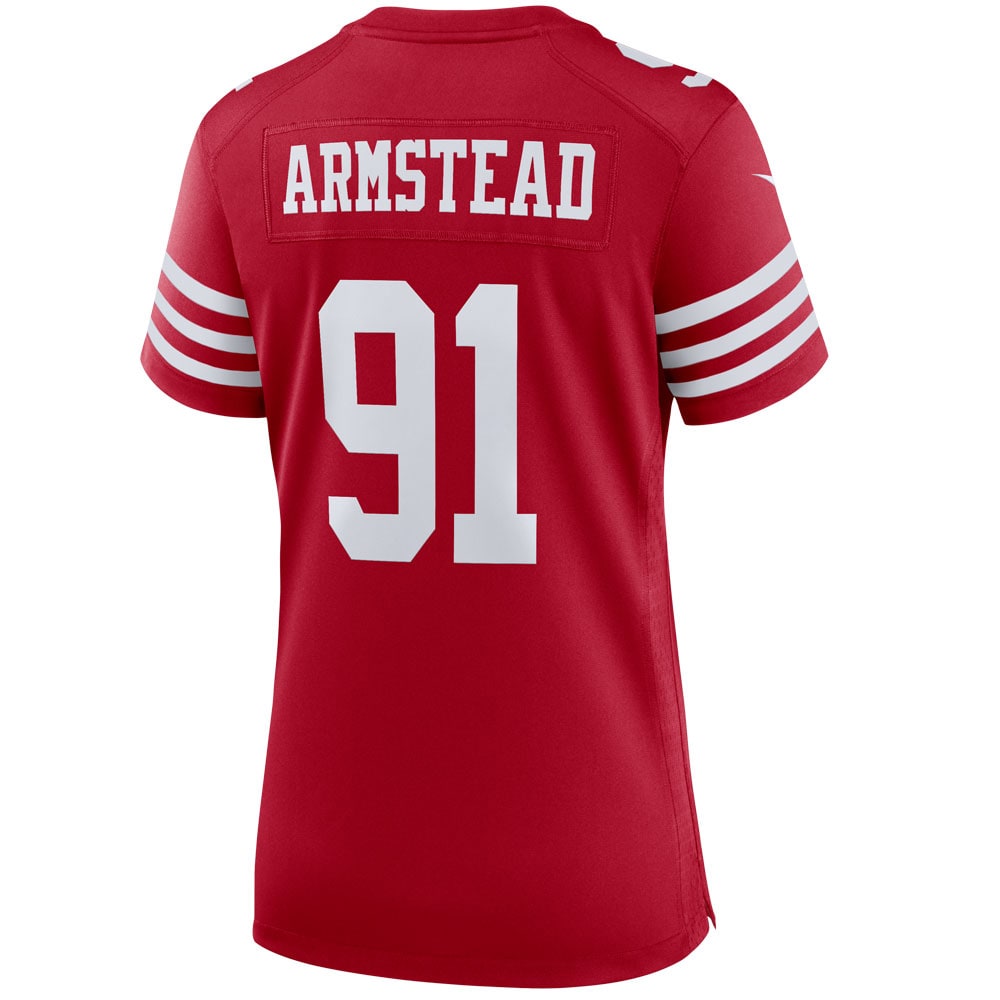 Arik Armstead San Francisco 49ers Women's Player Game Jersey - Scarlet