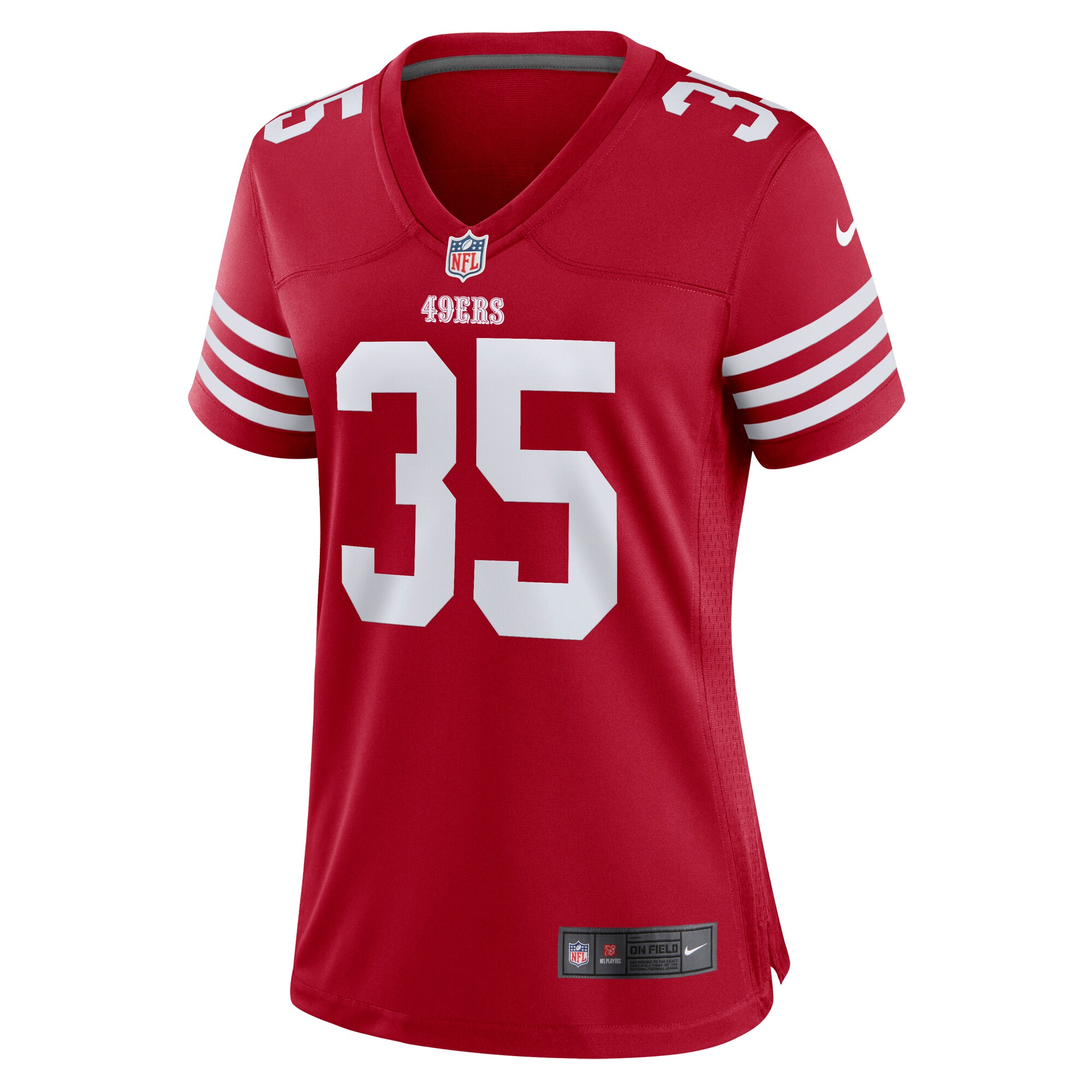 Tre Swilling San Francisco 49ers Women's Team Game Jersey - Scarlet