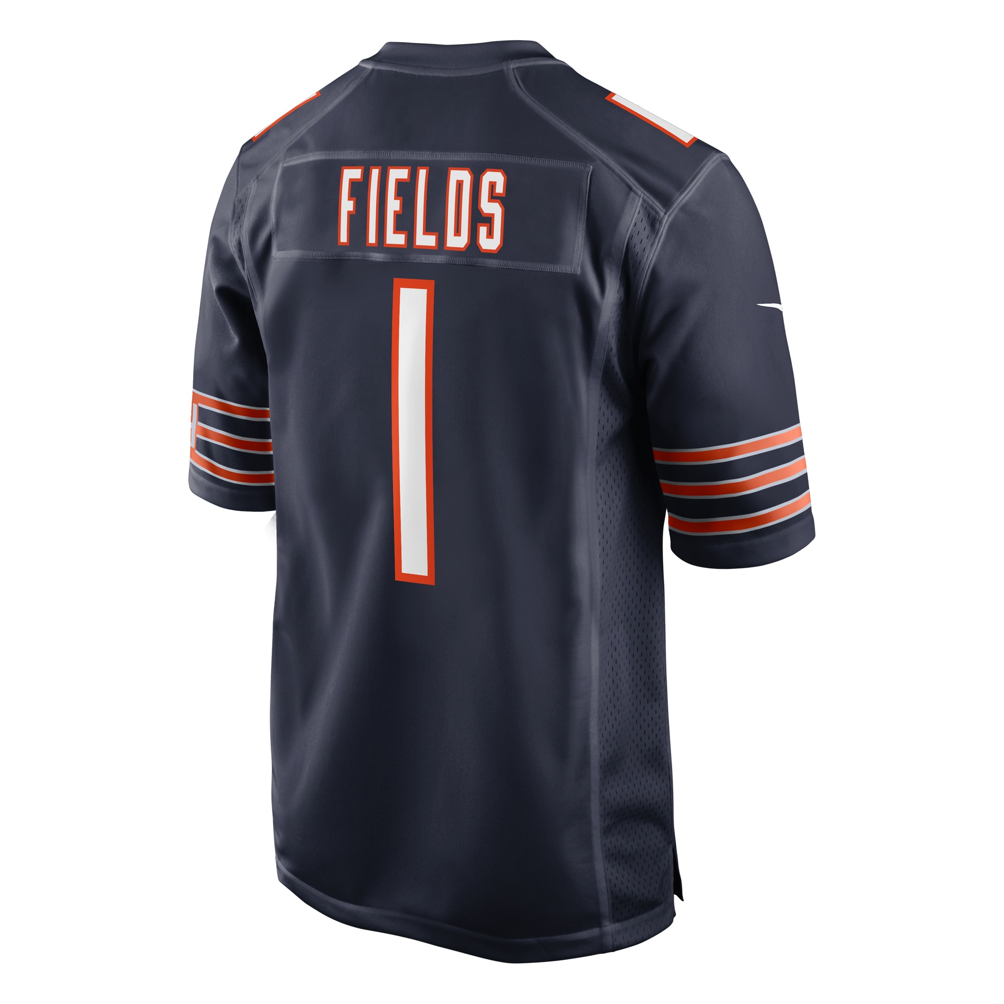 Justin Fields Chicago BearsGame Jersey - Navy