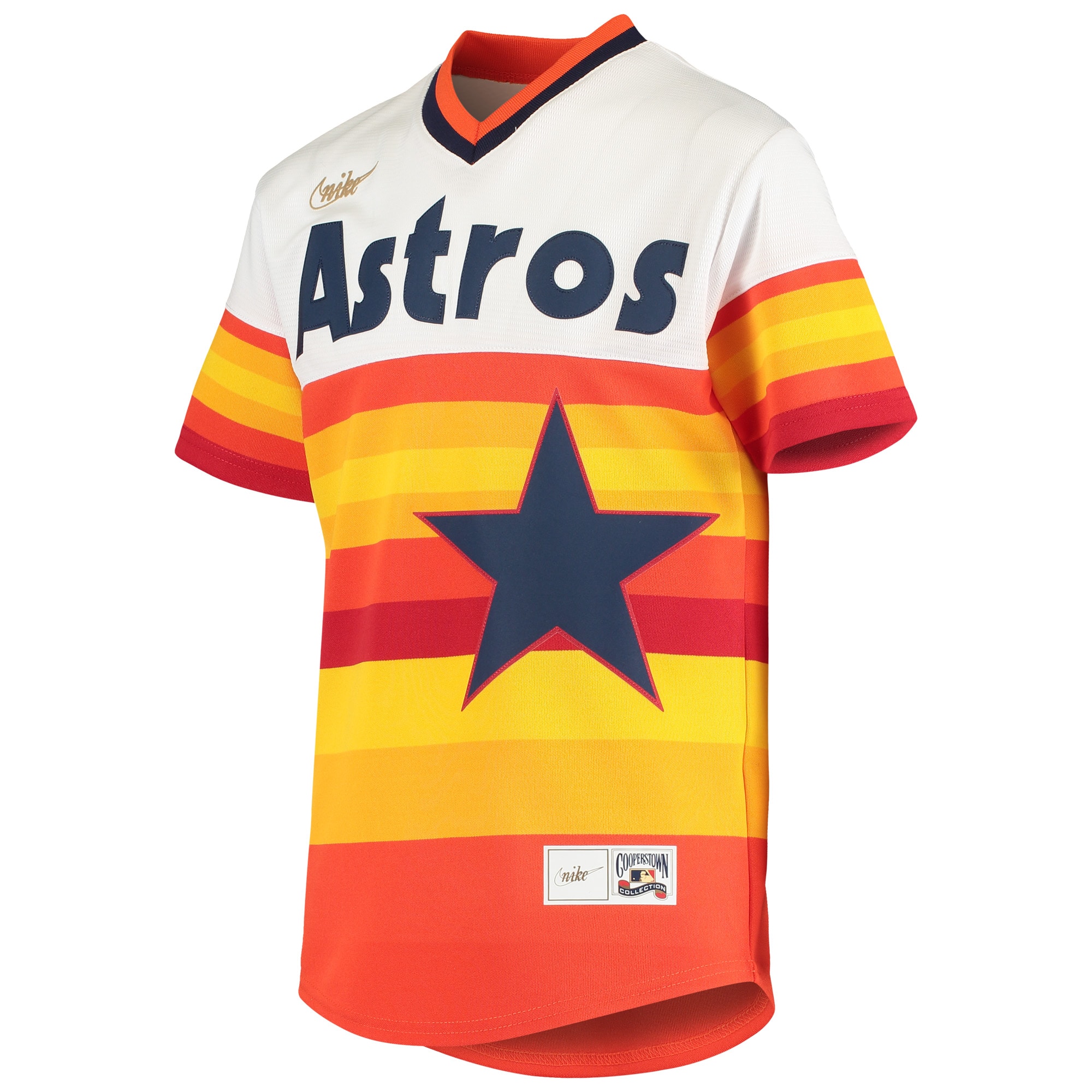Houston AstrosYouth Home Cooperstown Collection Team Jersey - White
