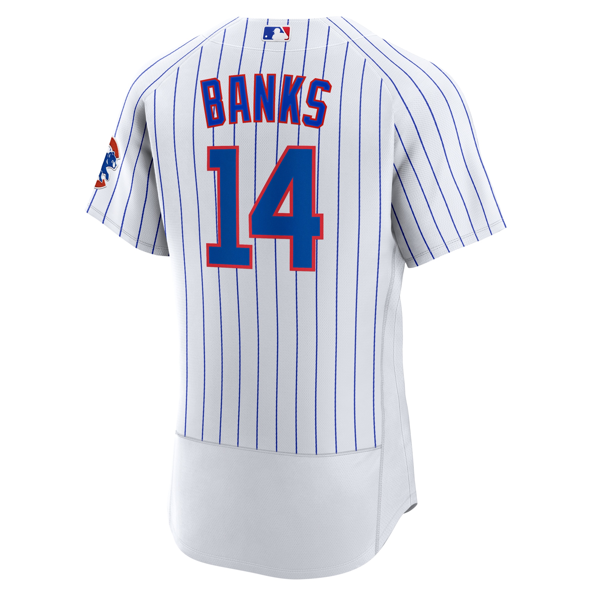 Ernie Banks Chicago CubsHome Authentic Retired Player Jersey - White