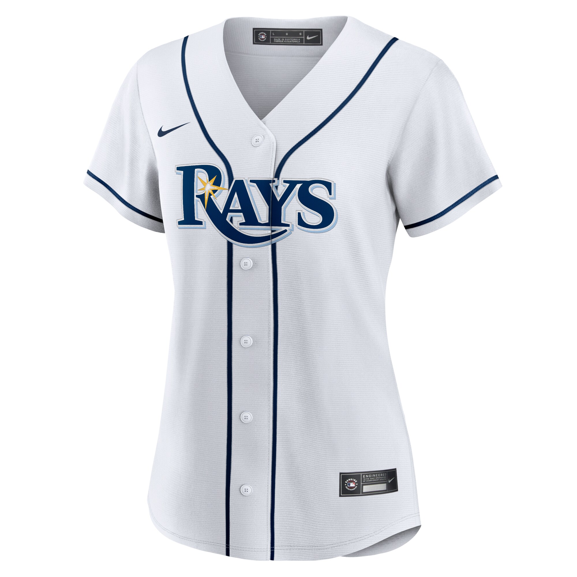 Tampa Bay Rays Women's Home Replica Team Jersey - White