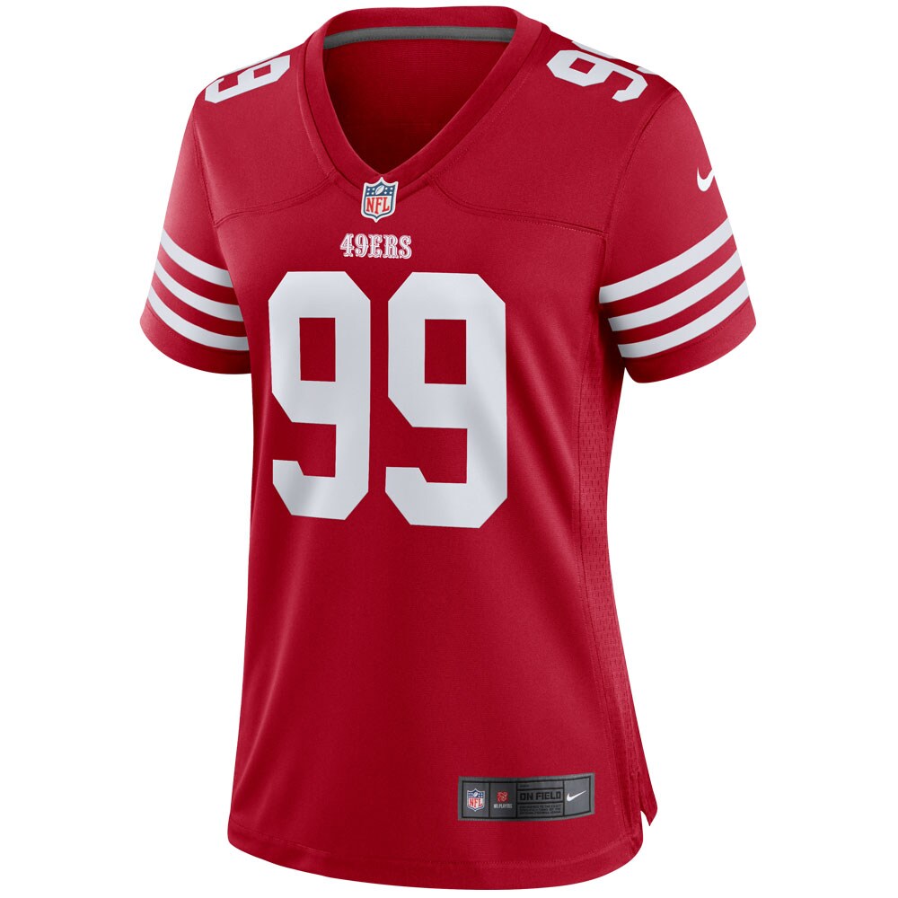 Javon Kinlaw San Francisco 49ers Women's Player Game Jersey - Scarlet