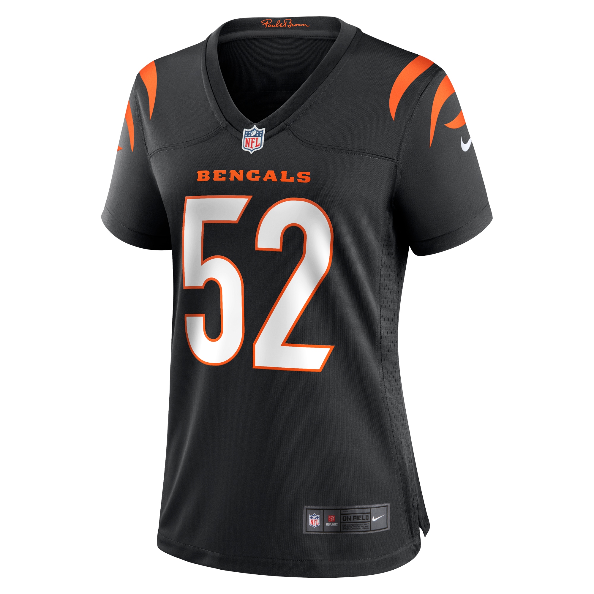 Tarell Basham Cincinnati Bengals Women's Team Game Jersey - Black