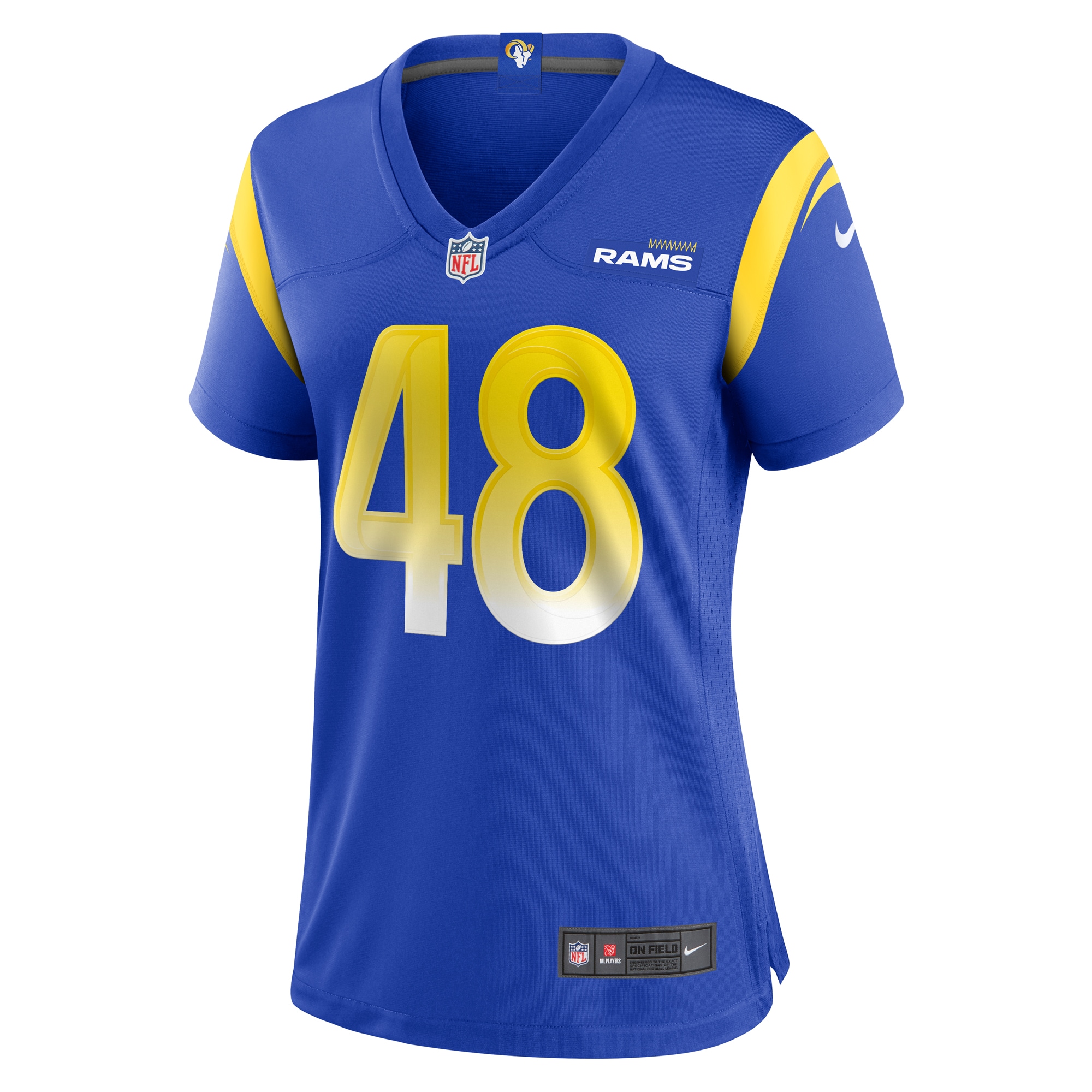 Jaiden Woodbey Los Angeles Rams Women's Home Game Jersey - Royal