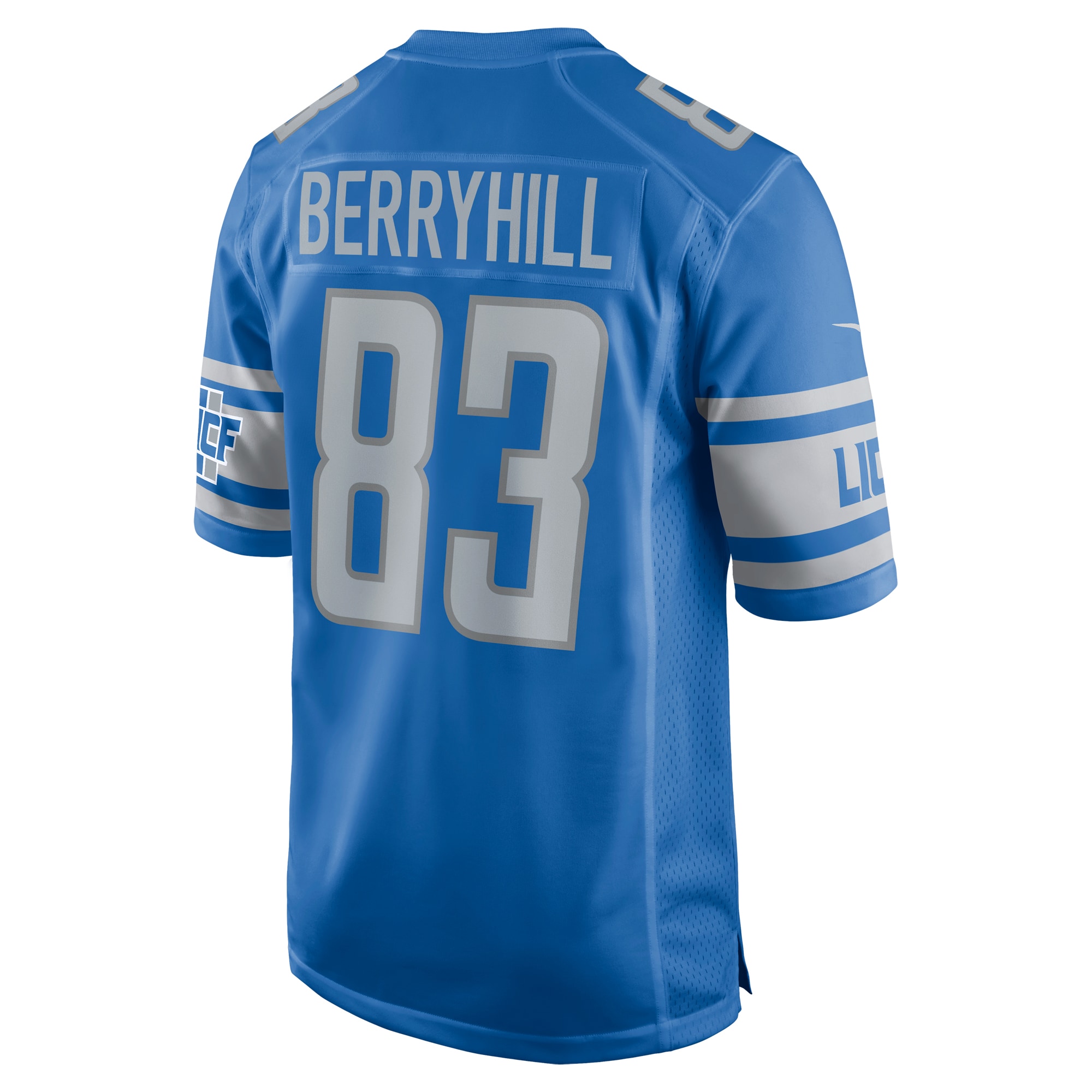 Stanley Berryhill III Detroit LionsHome Game Player Jersey - Blue