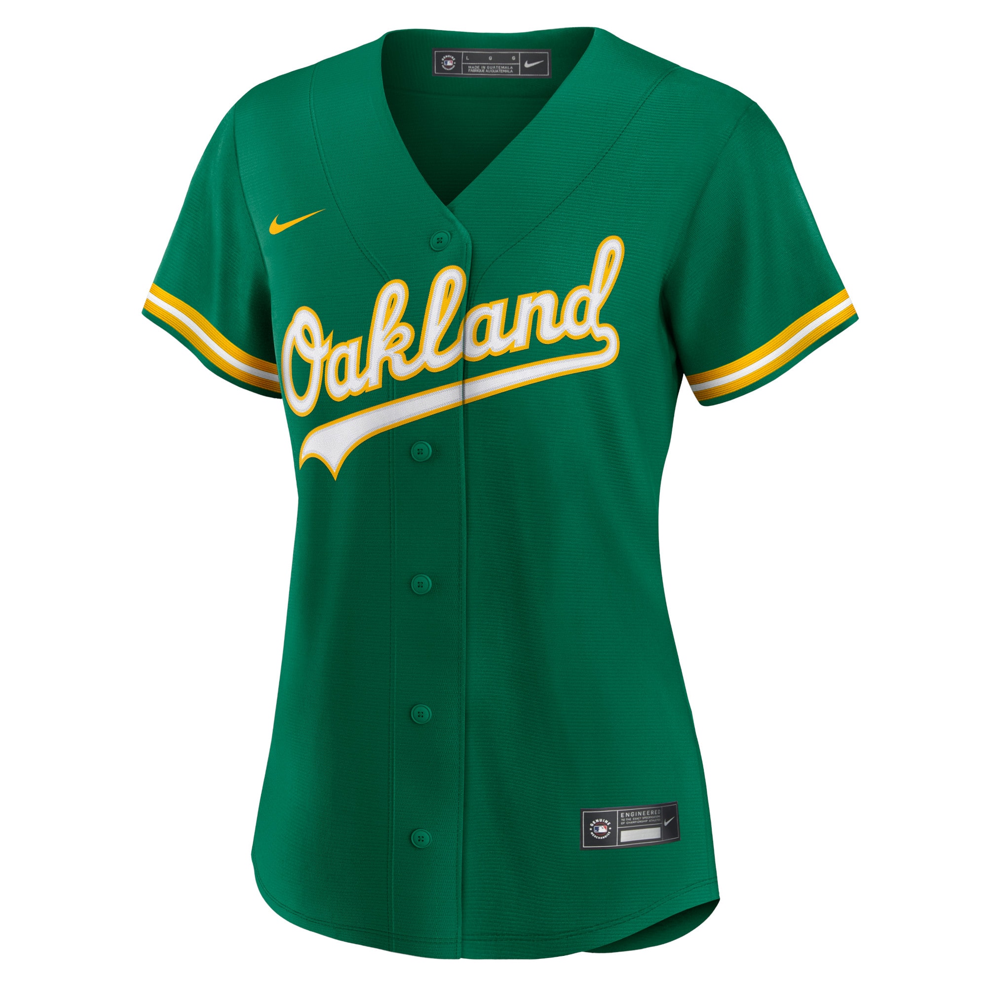 Khris Davis Oakland Athletics Women's Alternate Replica Player Jersey - Green