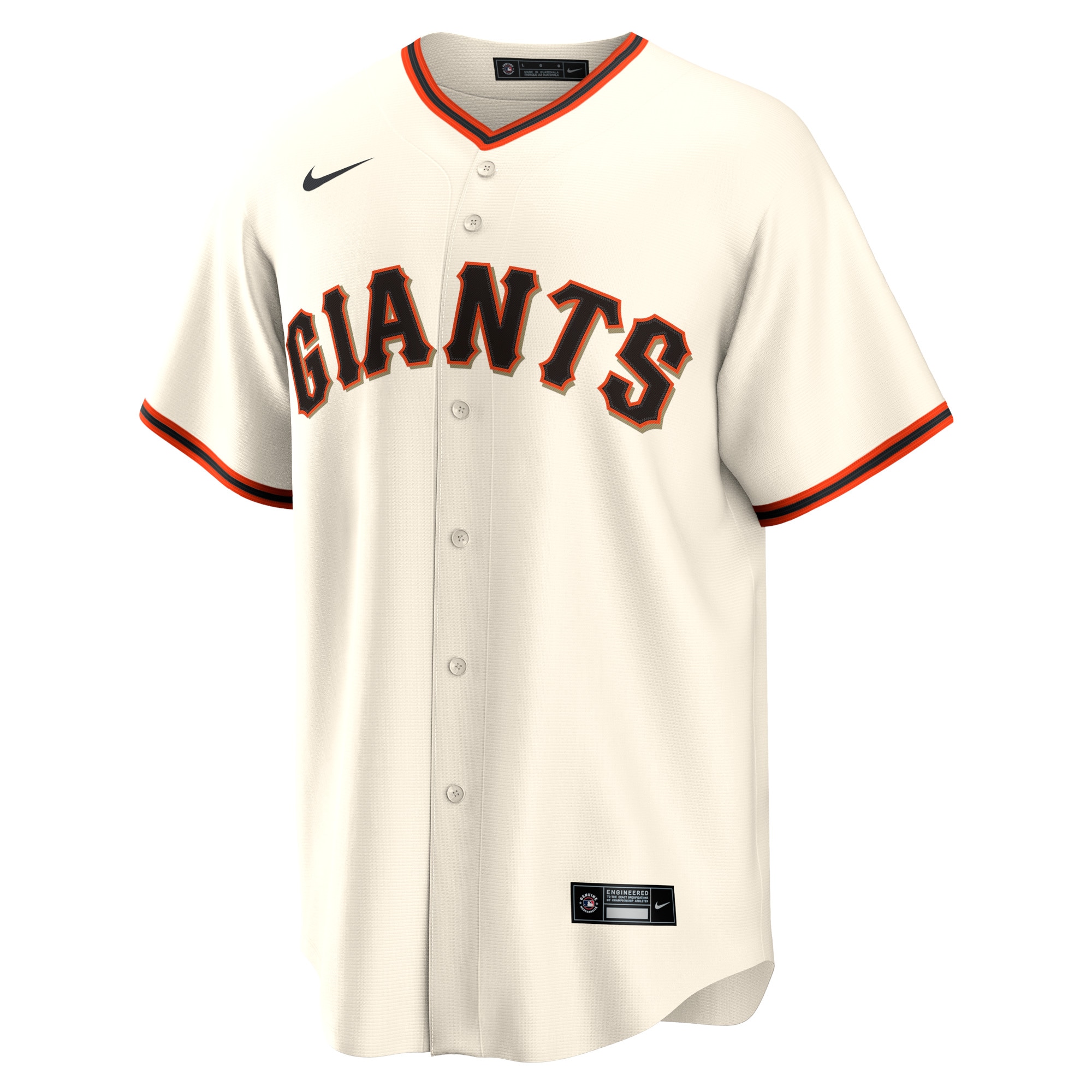 San Francisco GiantsHome Blank Replica Jersey - Cream