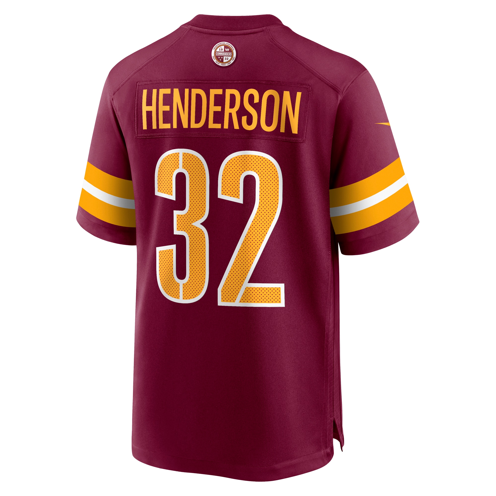 Xavier Henderson Washington CommandersTeam Game Jersey - Burgundy