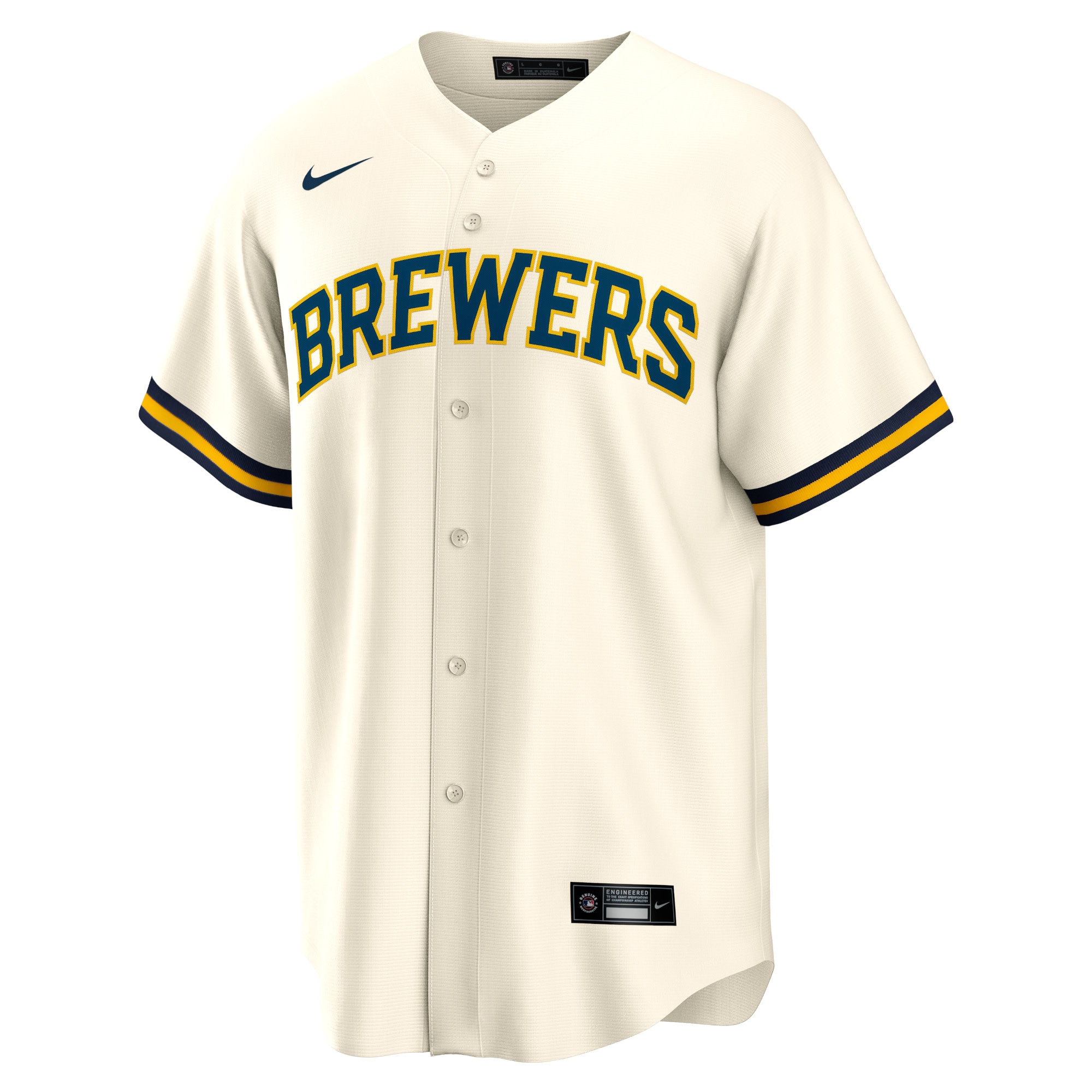 Willy Adames Milwaukee BrewersReplica Player Jersey - White