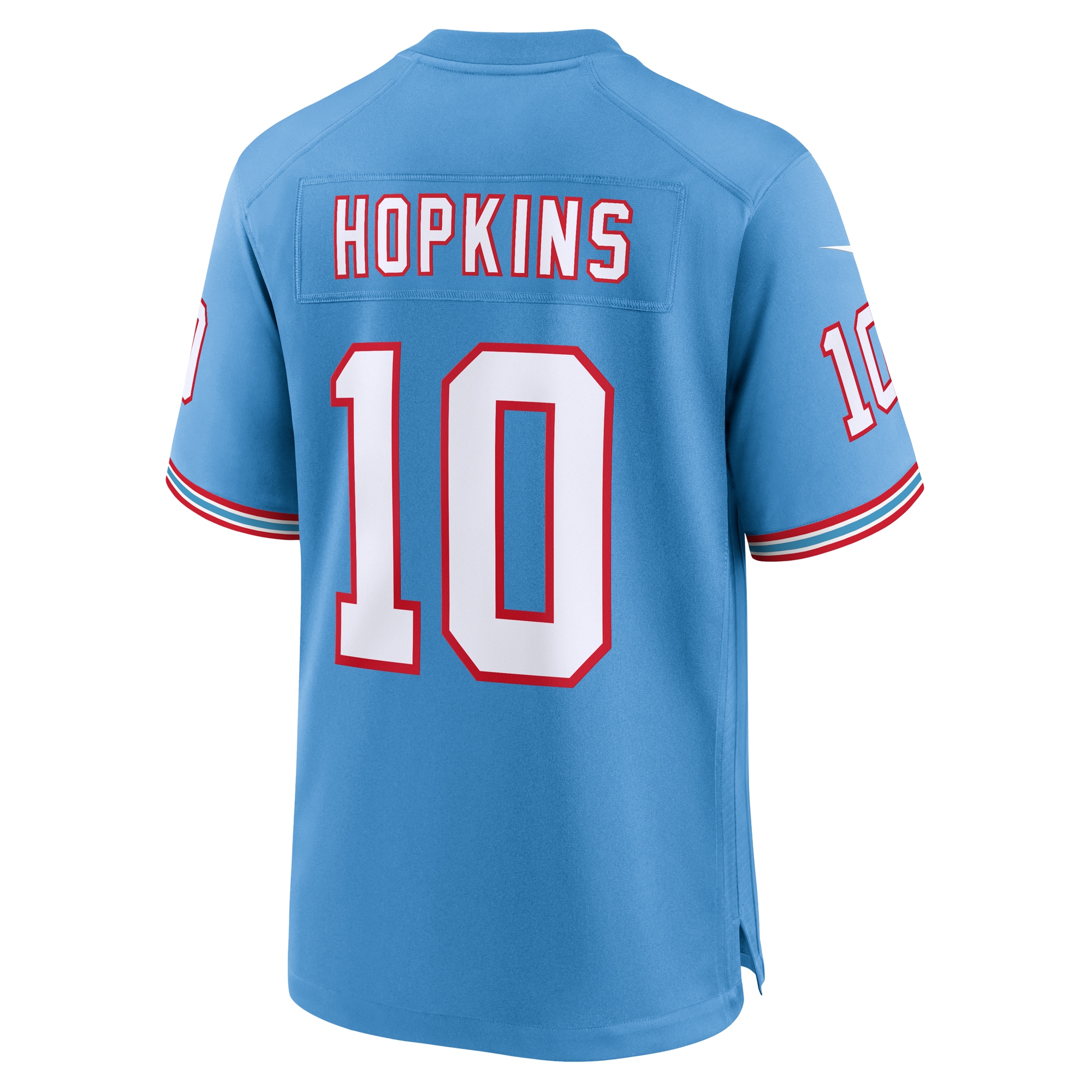 DeAndre Hopkins Tennessee TitansOilers Throwback Player Game Jersey - Light Blue