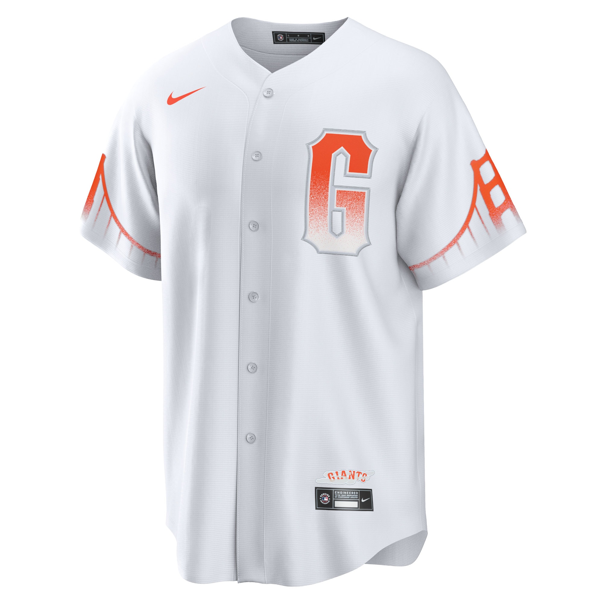 Brandon Crawford San Francisco GiantsCity Connect Replica Player Jersey - White