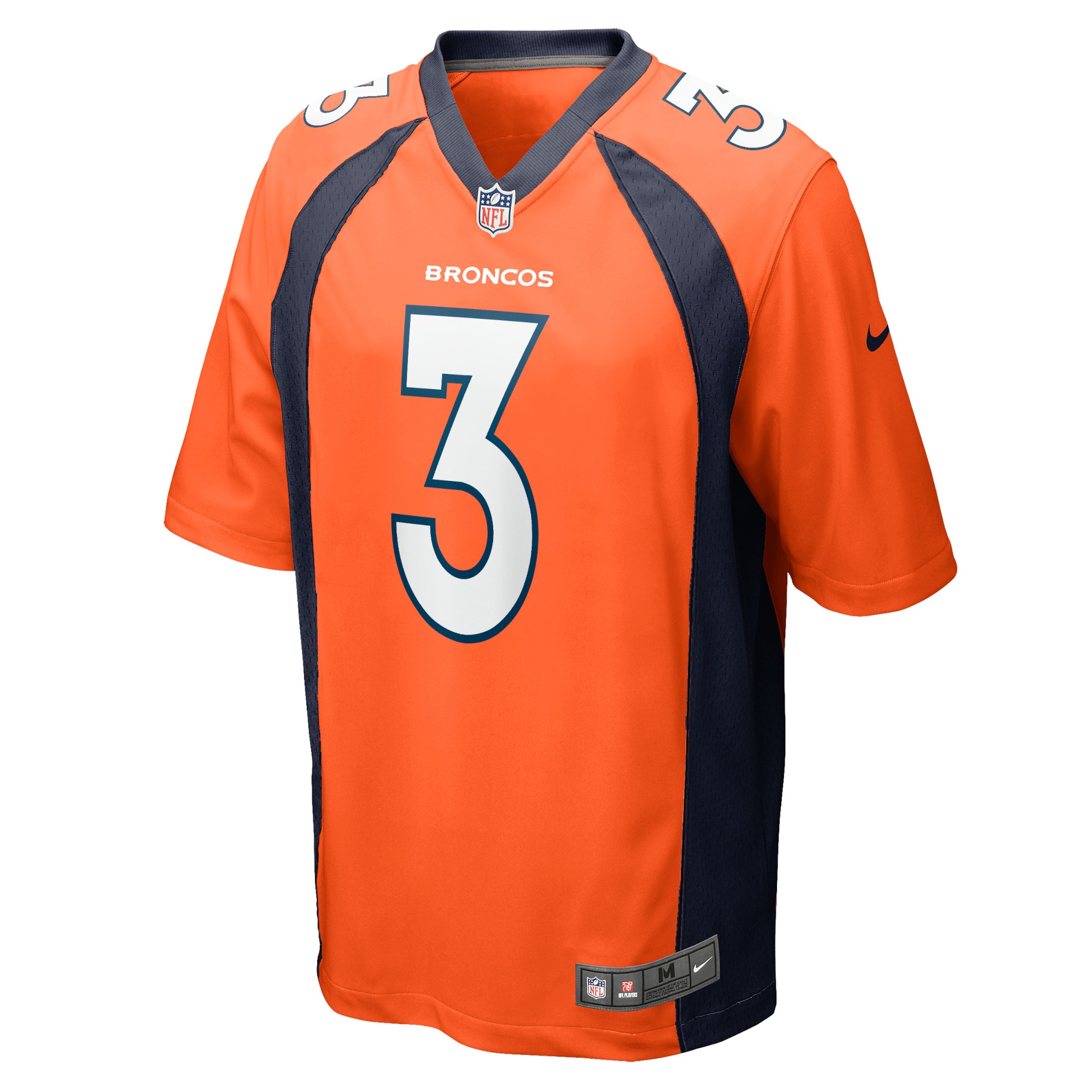 Russell Wilson Denver BroncosYouth Game Jersey - Orange