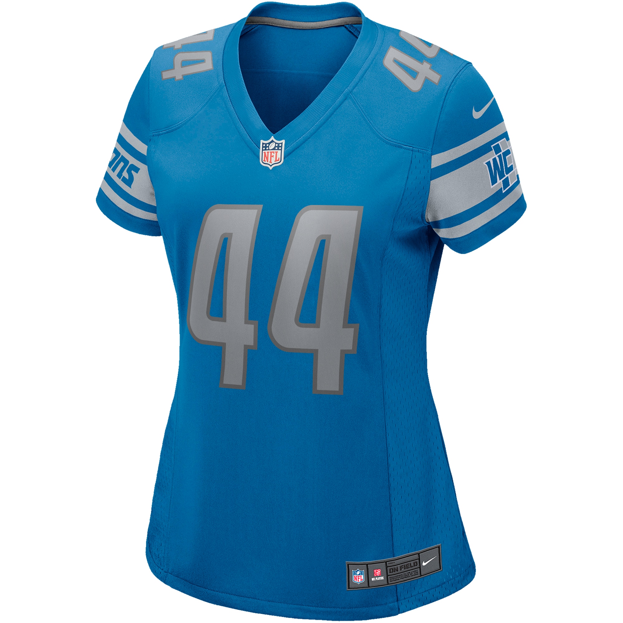 Dick LeBeau Detroit Lions Women's Game Retired Player Jersey - Blue