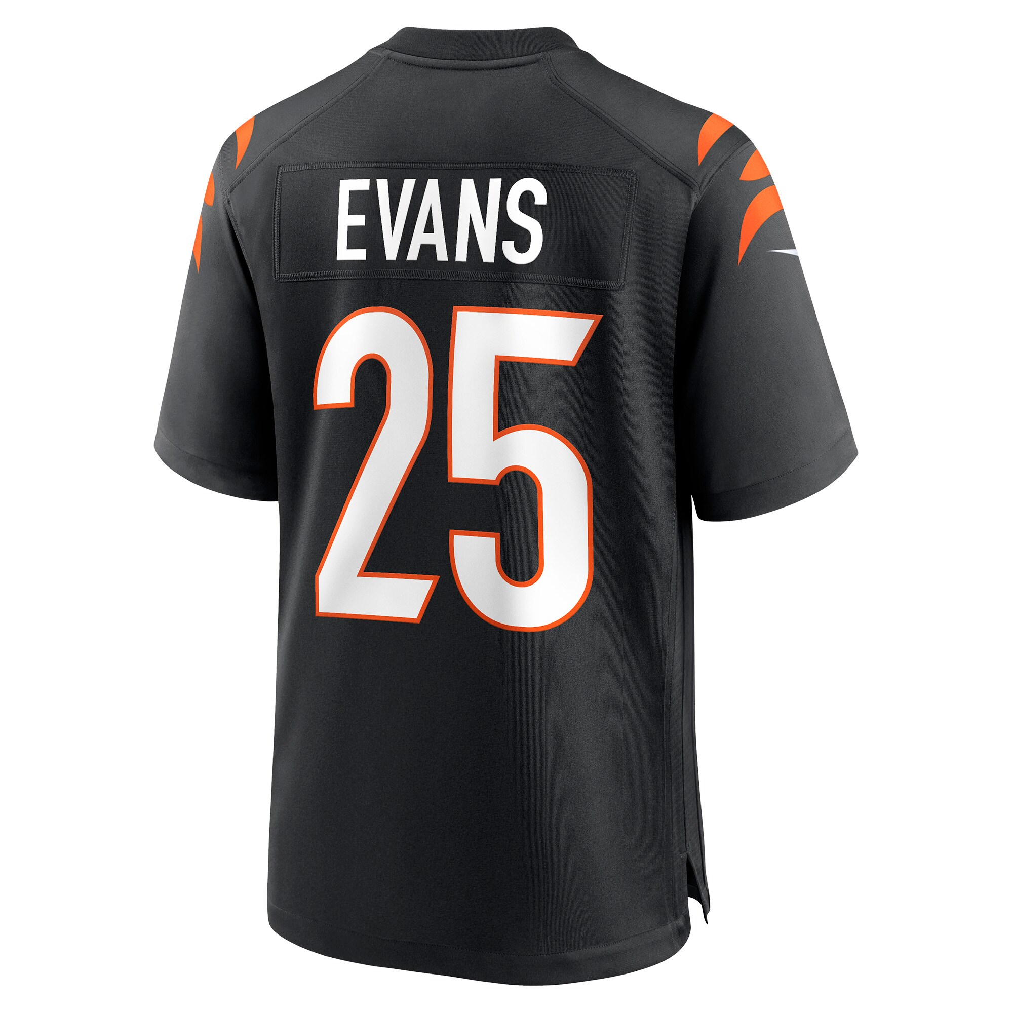 Chris Evans Cincinnati BengalsGame Jersey - Black