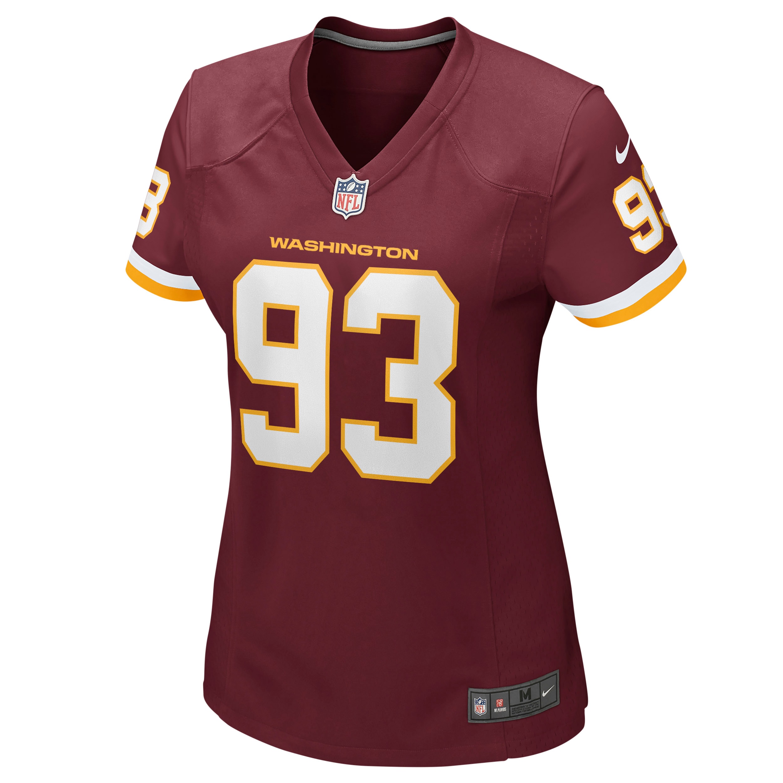 Jonathan Allen Washington Football Team Women's Game Player Jersey -Burgundy