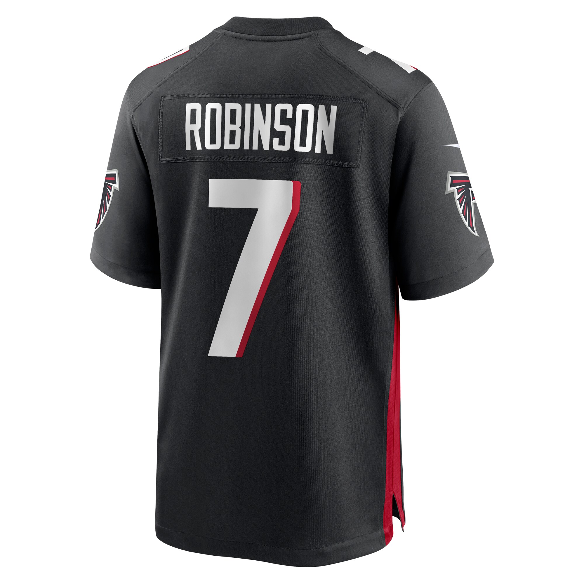 Bijan Robinson Atlanta FalconsYouth 2023 NFL Draft First Round Pick Game Jersey - Black