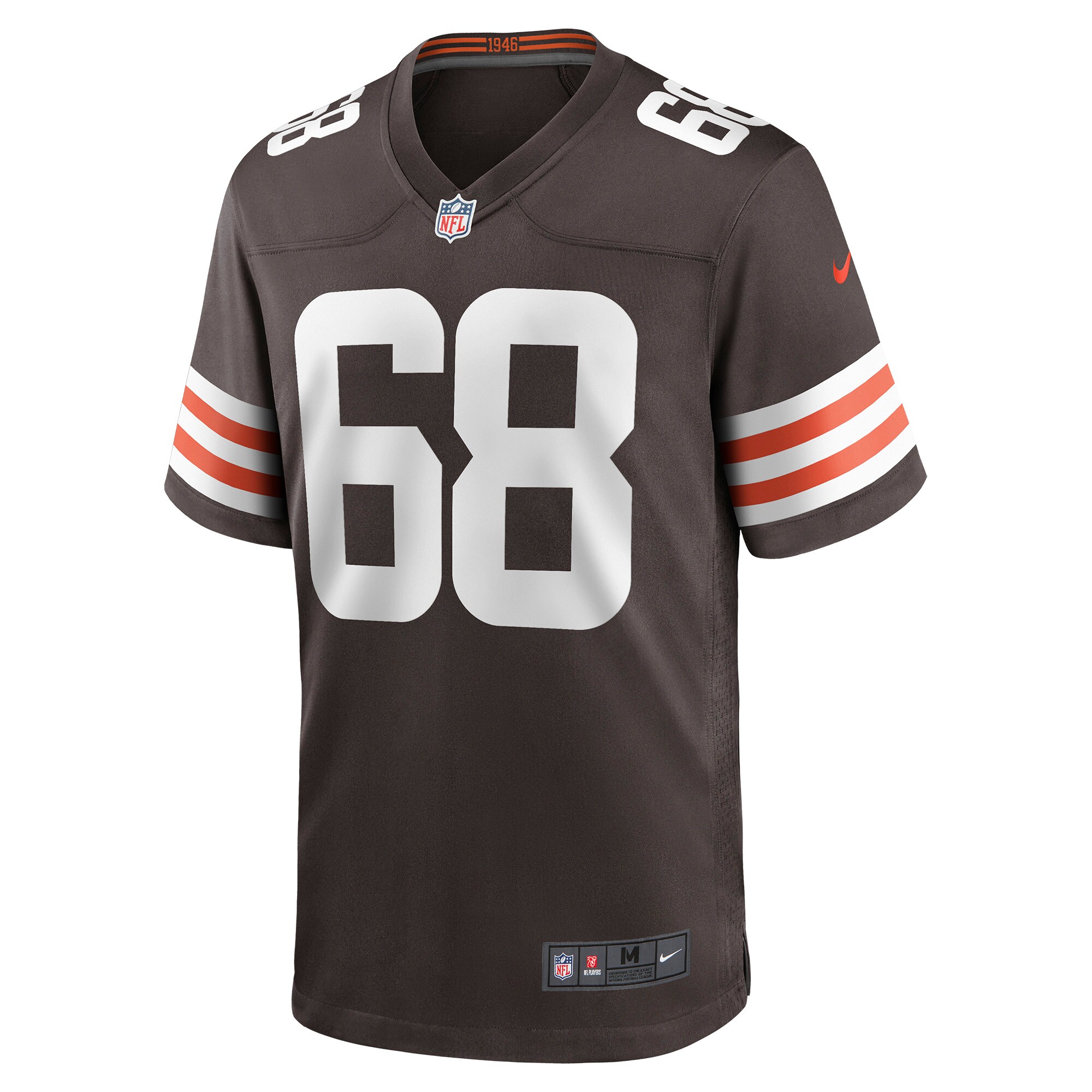 Michael Dunn Cleveland BrownsGame Jersey - Brown
