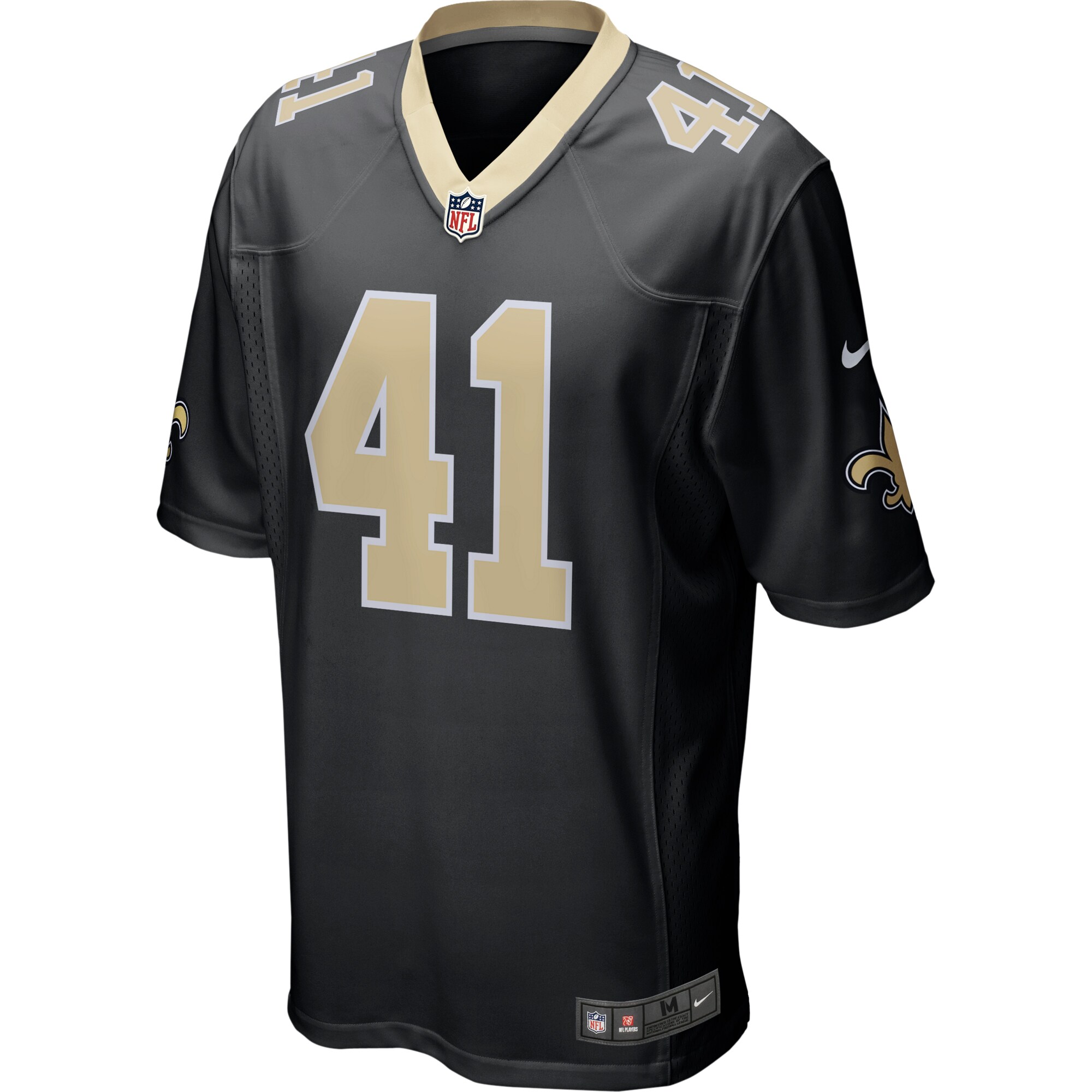 Alvin Kamara New Orleans SaintsGame Player Jersey - Black