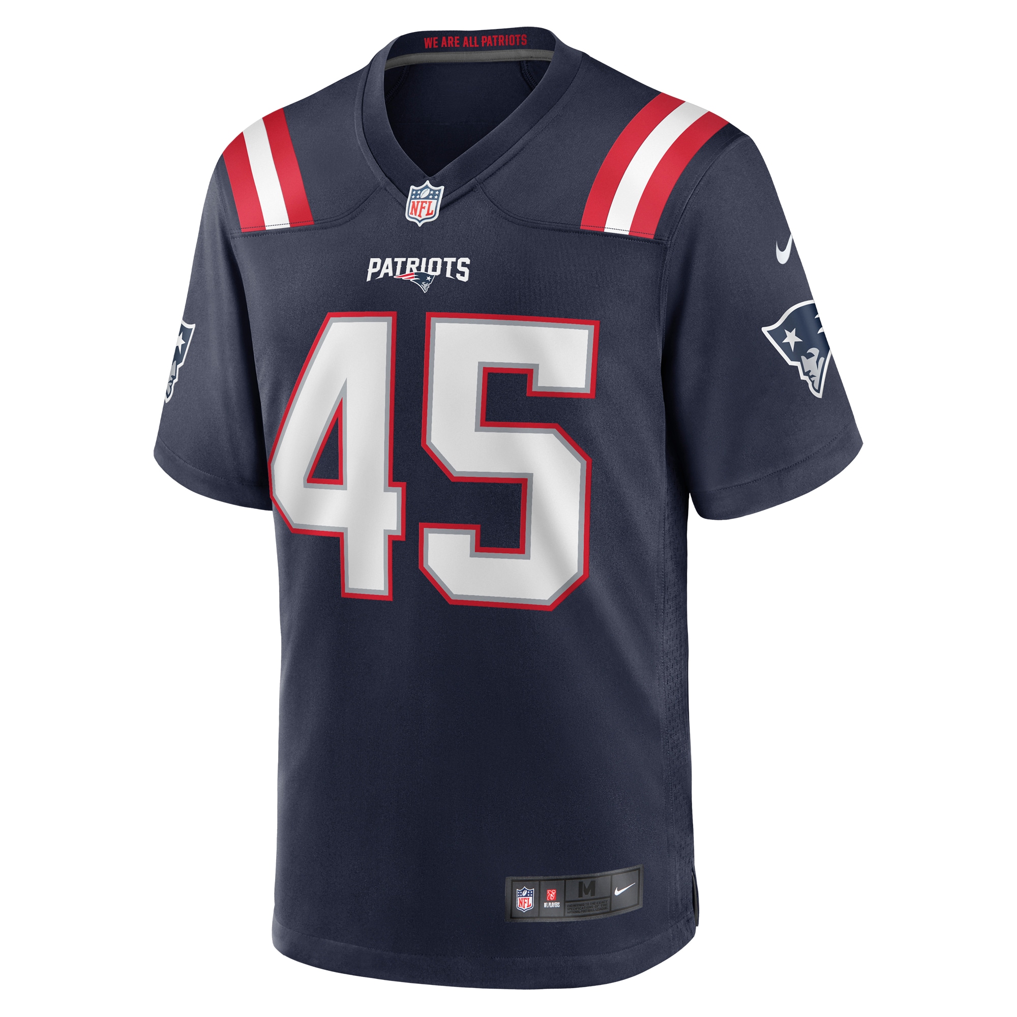 Chris Board New England PatriotsGame Player Jersey - Navy
