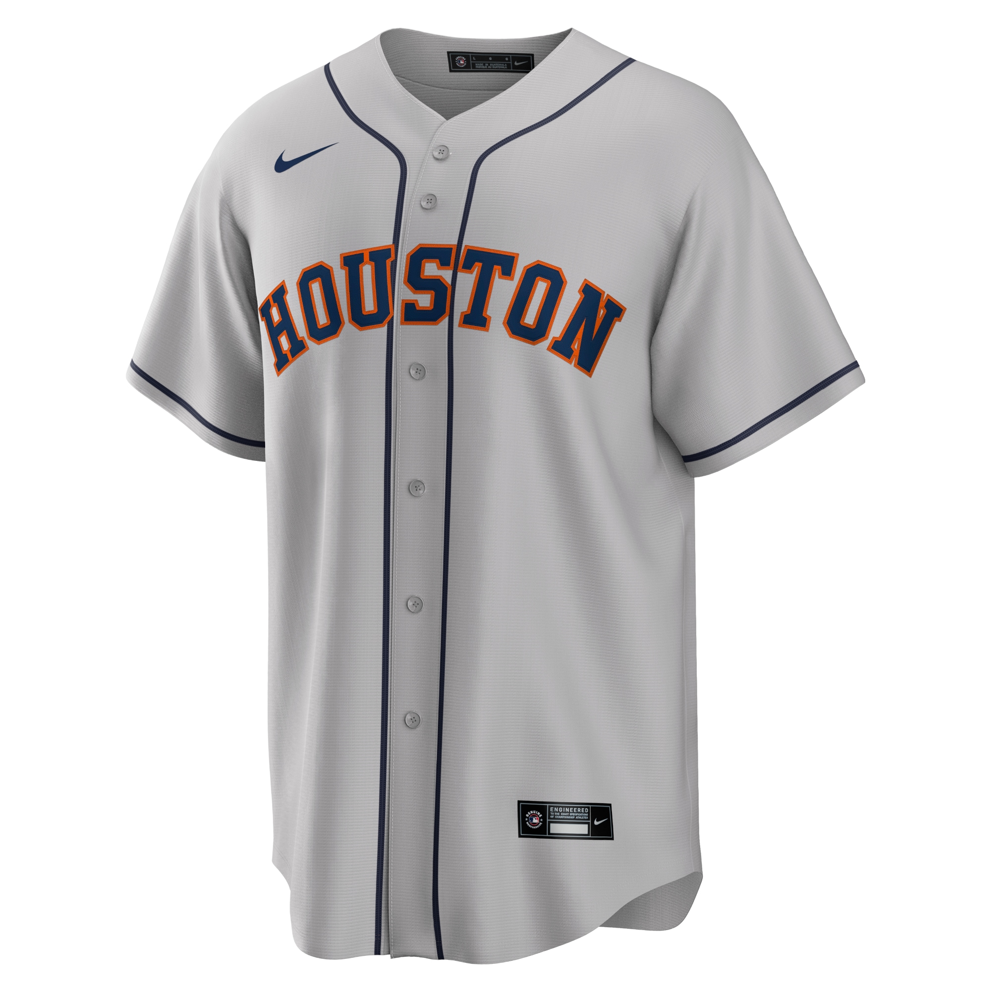 Houston AstrosRoad Replica Team Jersey - Gray