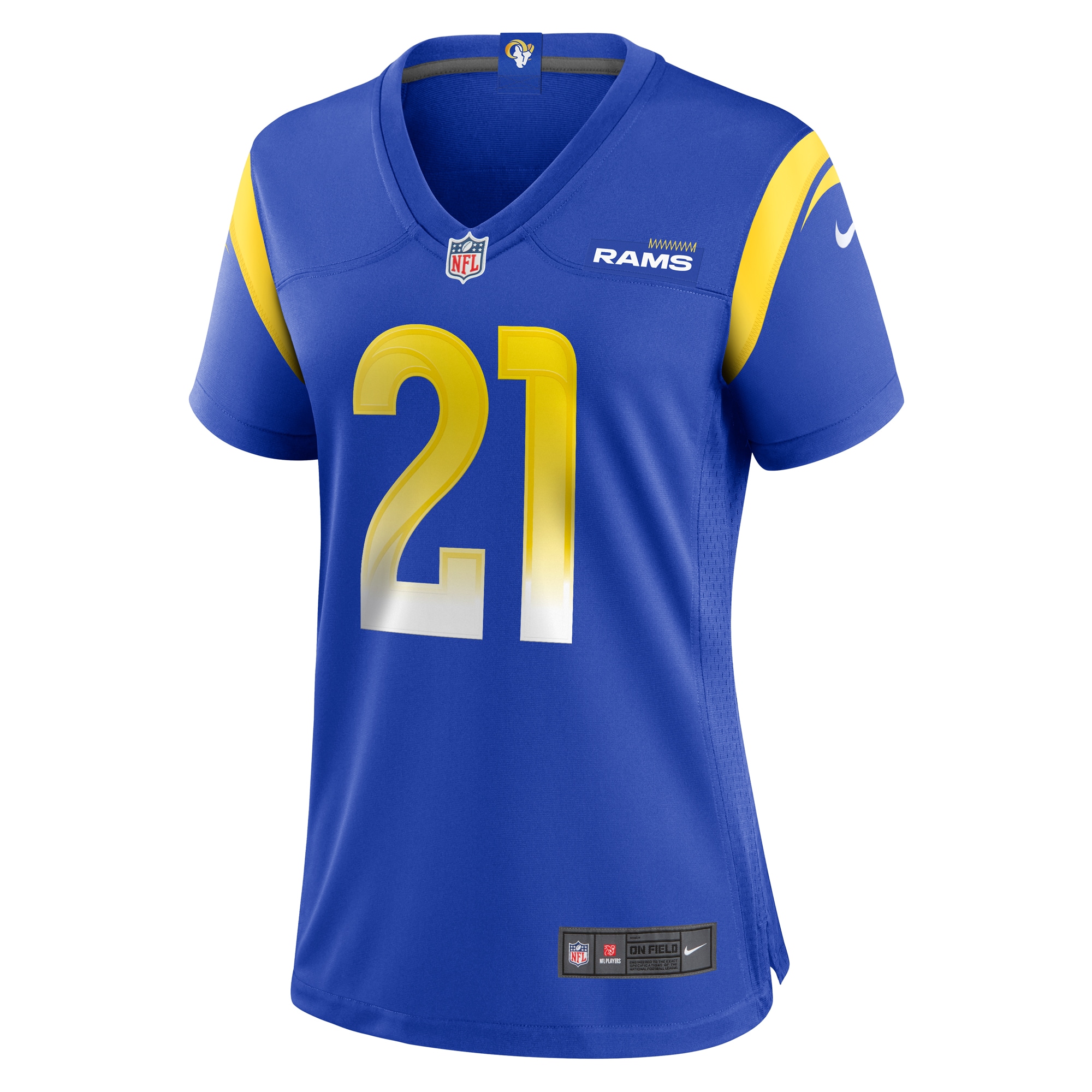 Zach Evans Los Angeles Rams Women's Home Game Jersey - Royal