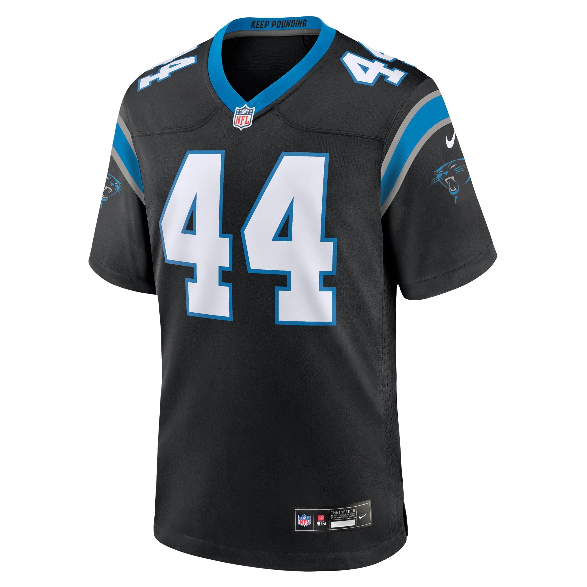 J.J. Jansen Carolina PanthersTeam Game Jersey - Black