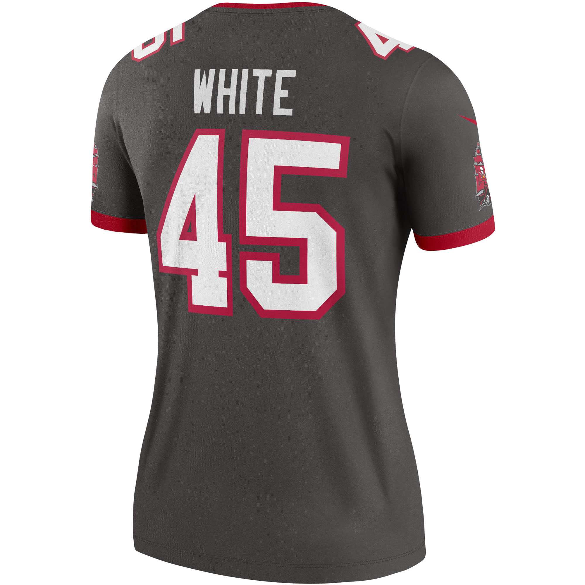 Devin White Tampa Bay Buccaneers Women's Alternate Legend Jersey - Pewter