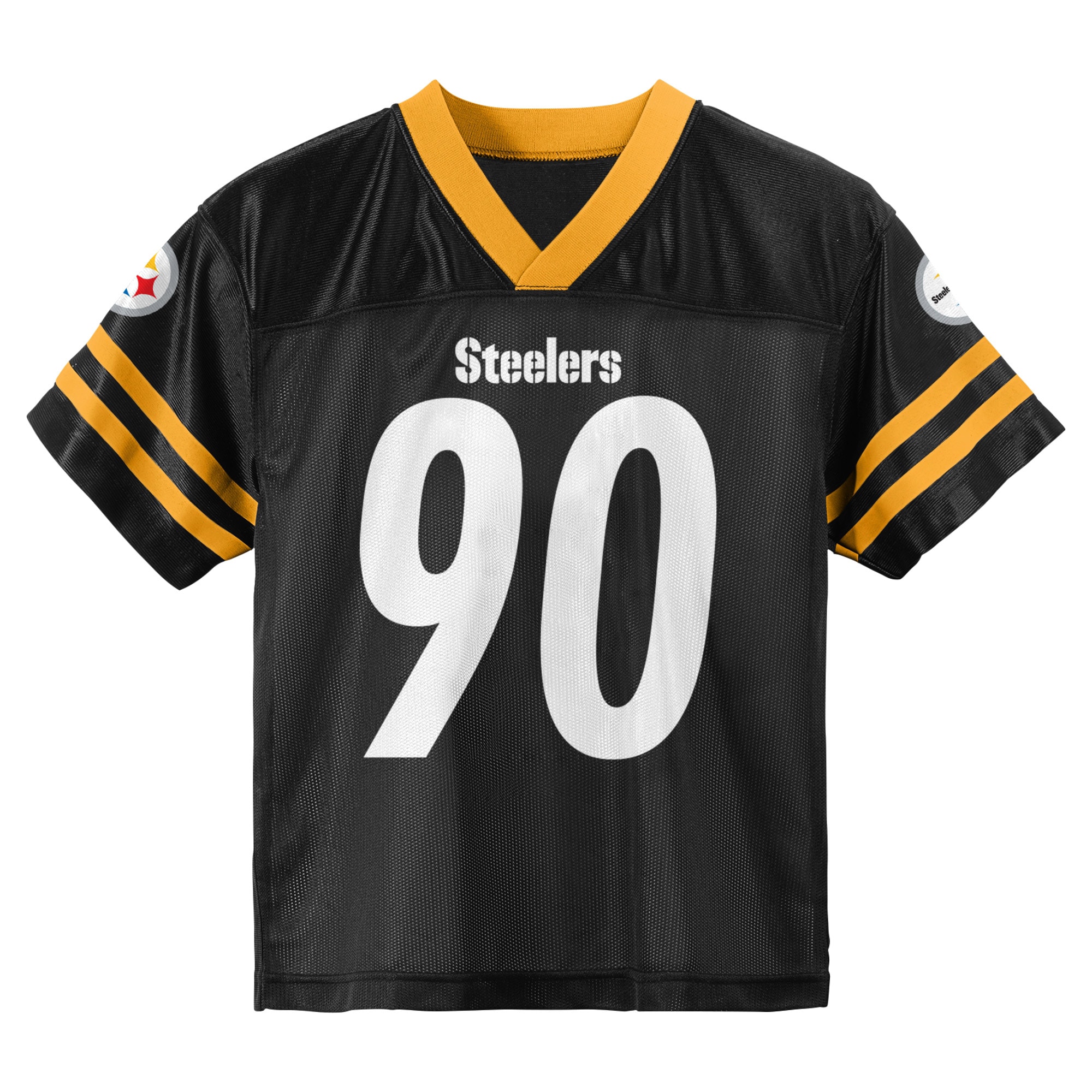 Toddler T.J. Watt Black Pittsburgh Steelers Team Player Jersey