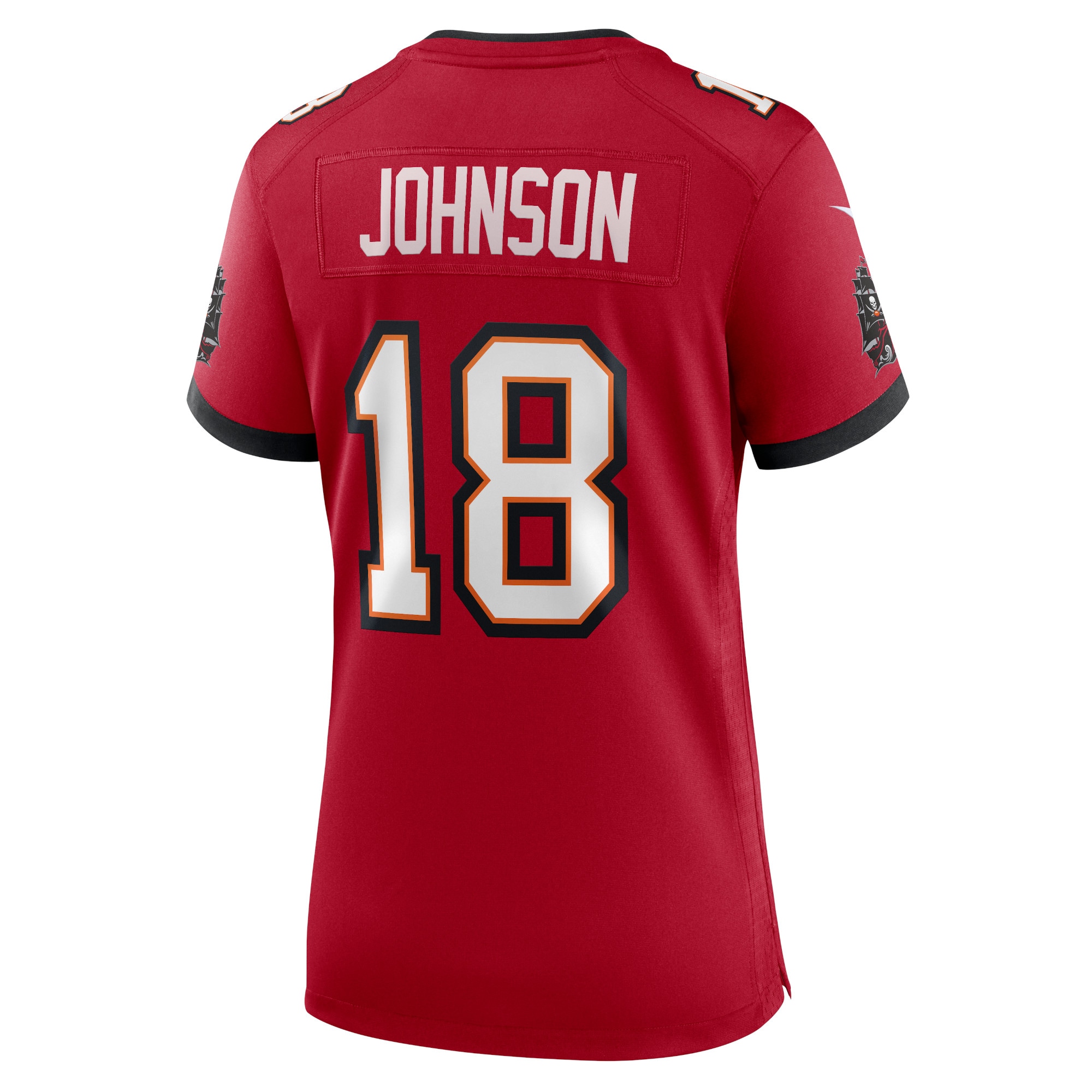 Tyler Johnson Tampa Bay Buccaneers Women's Home Game Player Jersey - Red