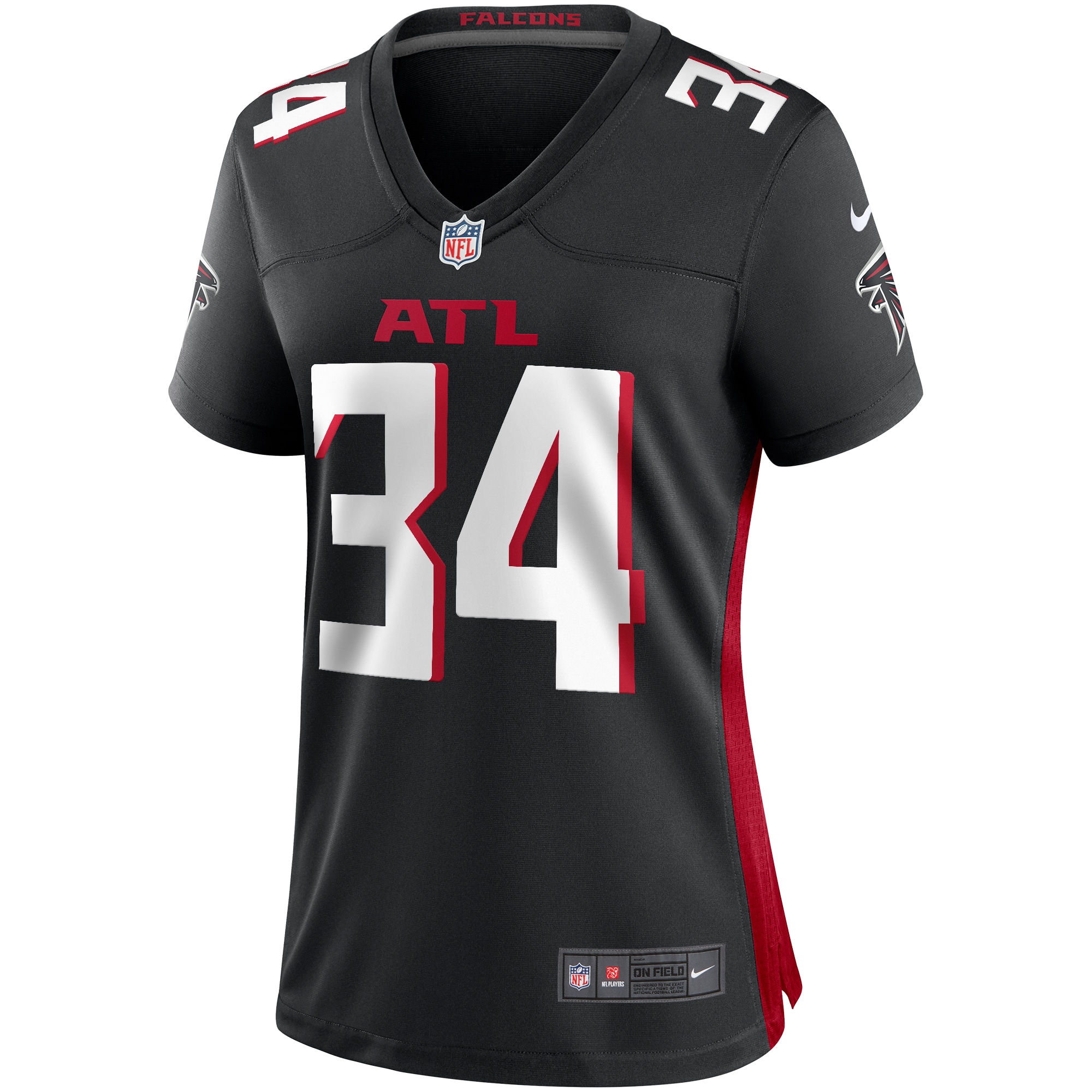 Ray Buchanan Atlanta Falcons Women's Game Retired Player Jersey - Black