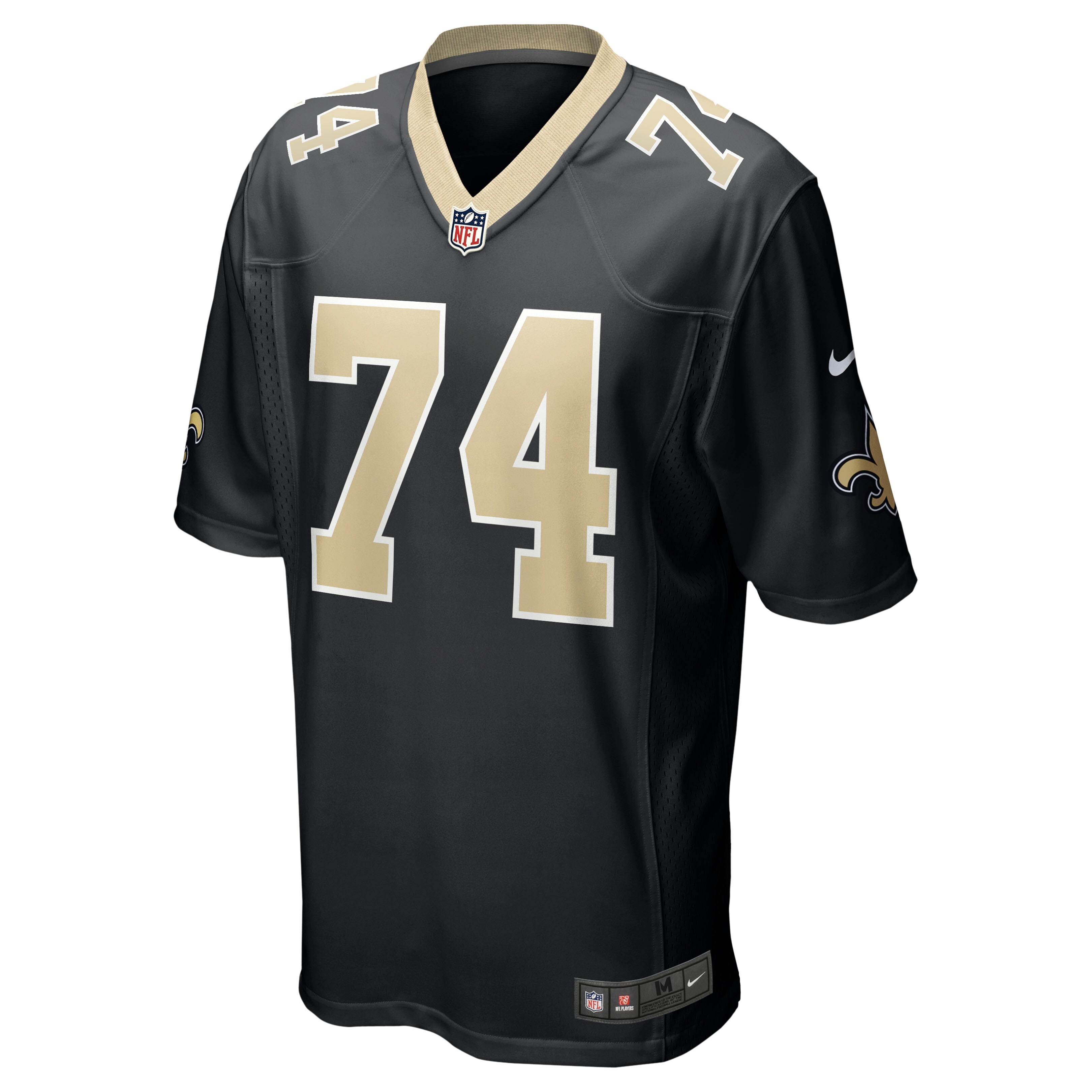 James Hurst New Orleans SaintsGame Jersey - Black