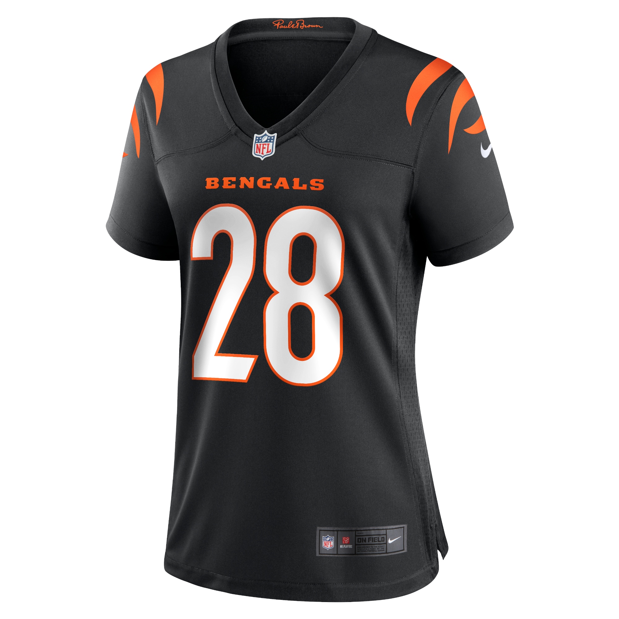 Joe Mixon Cincinnati Bengals  Women'sGame Jersey - Black