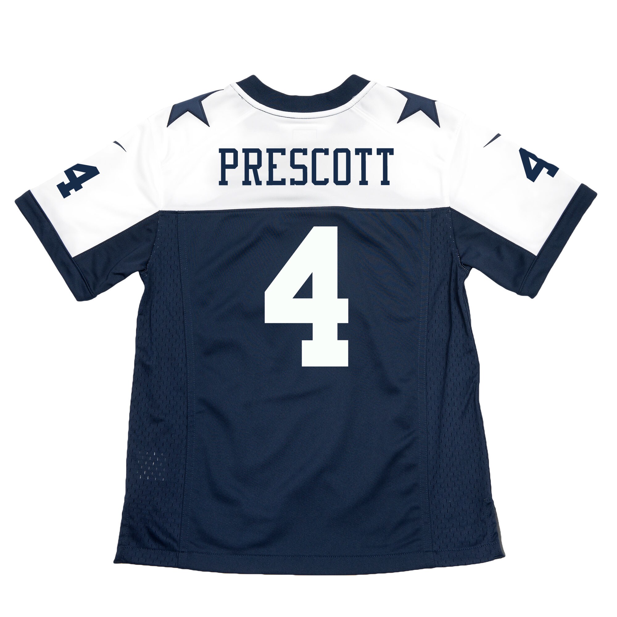 Dak Prescott Dallas CowboysYouth Throwback Game Jersey - Navy