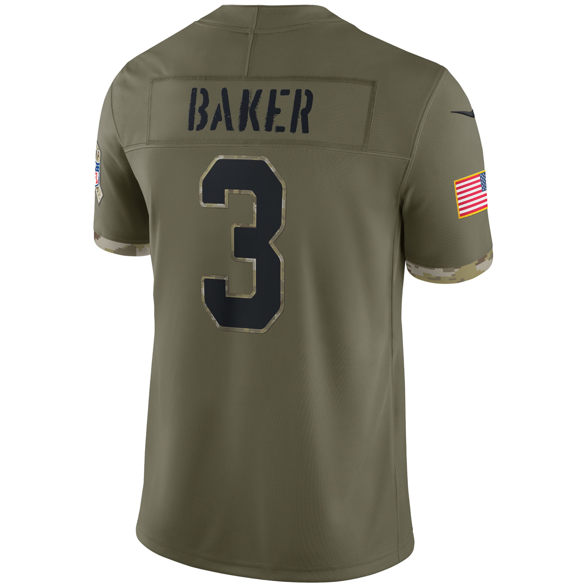 Budda Baker Arizona Cardinals2022 Salute To Service Limited Jersey - Olive