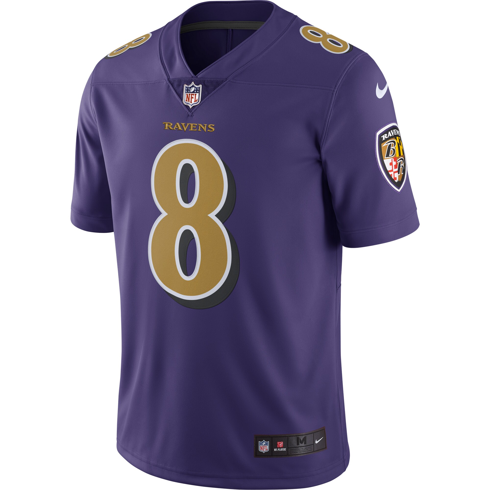 Lamar Jackson Baltimore RavensColor Rush Vapor Limited Jersey - Purple