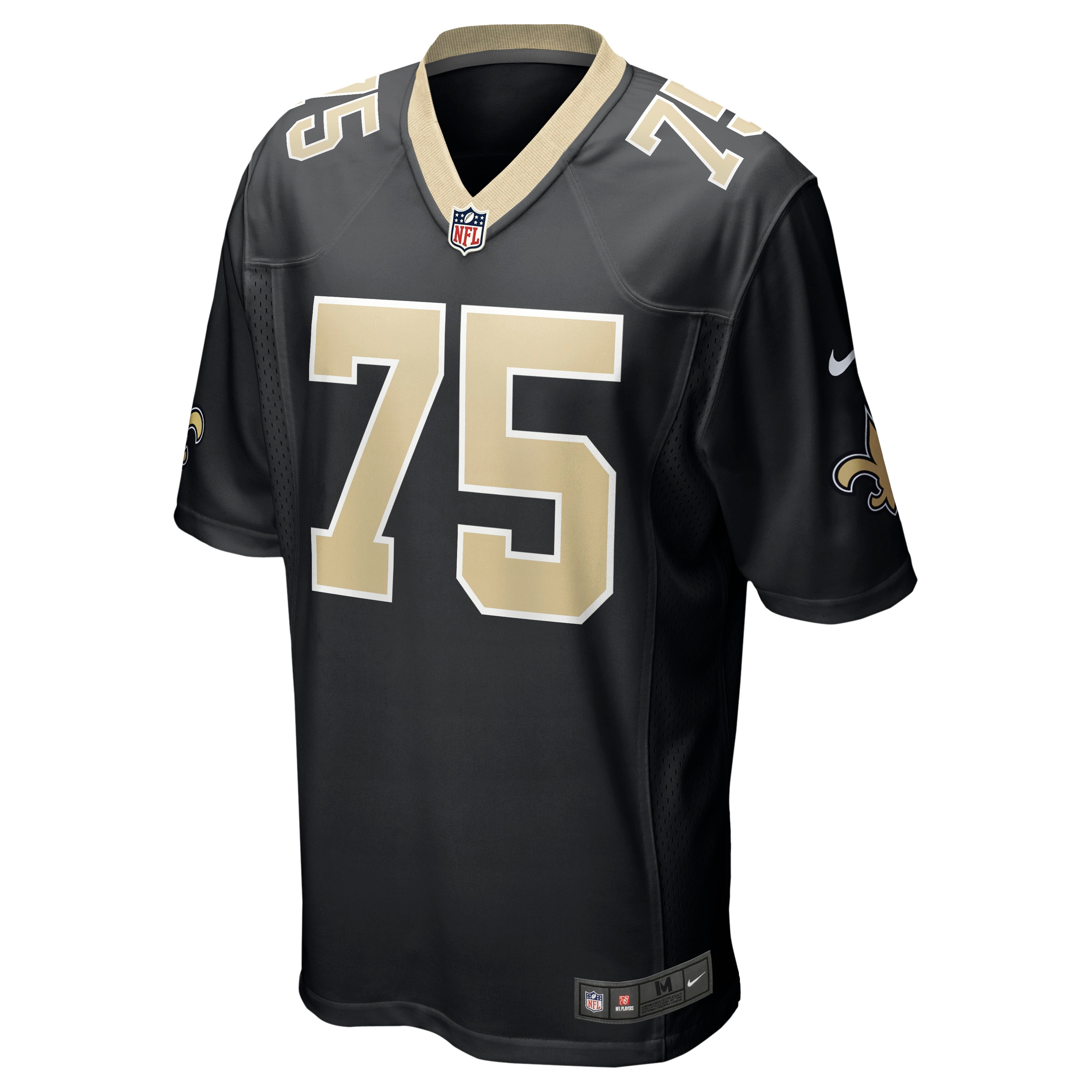 Andrus Peat New Orleans SaintsGame Jersey - Black